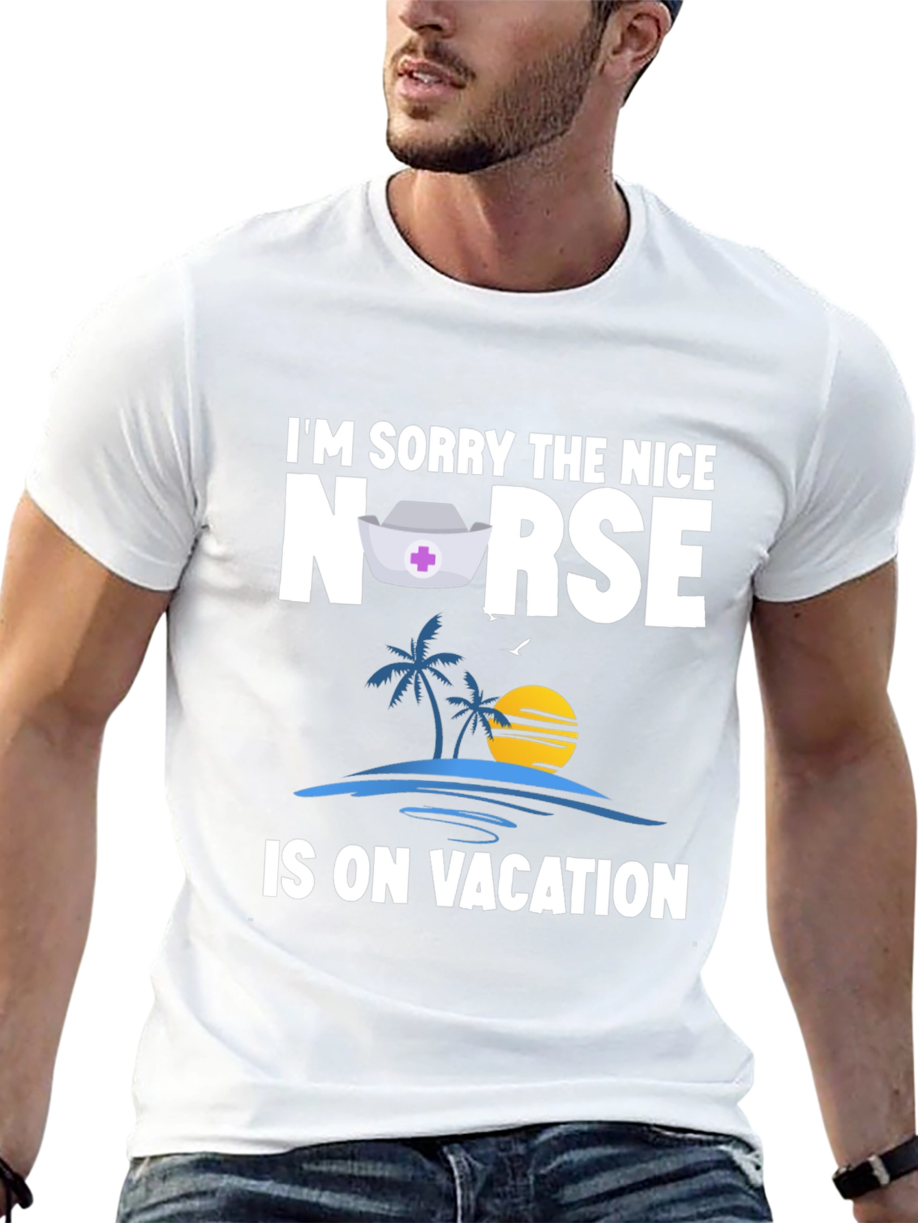 Funny Nurse On Vacation T-Shirt