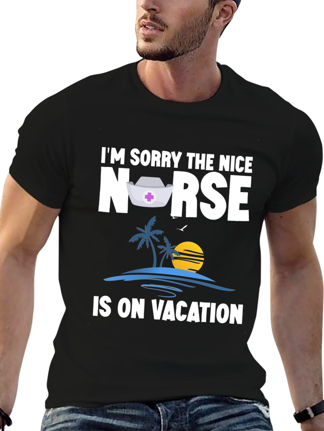 Funny Nurse On Vacation T-Shirt
