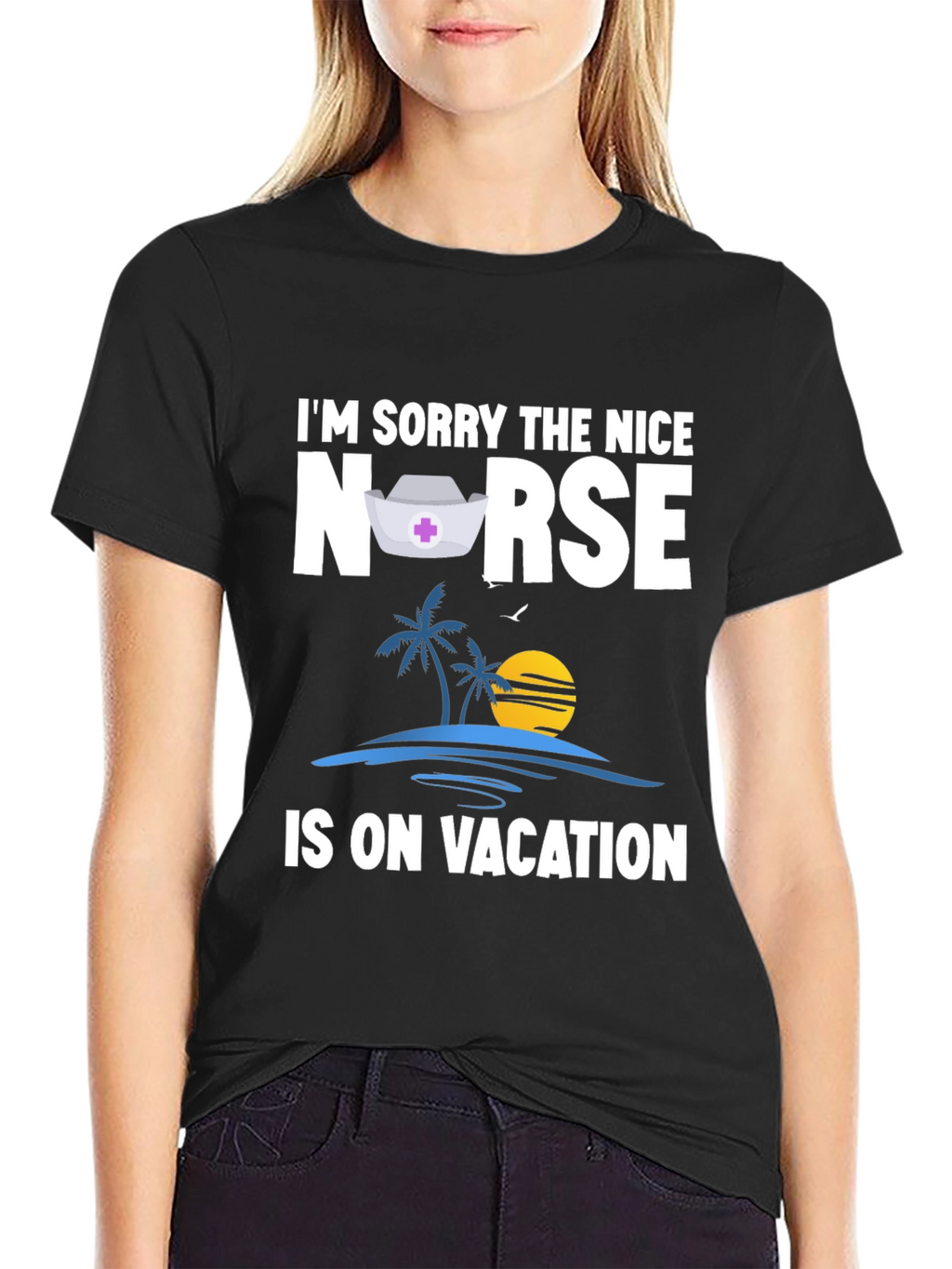 Funny Nurse On Vacation T-Shirt