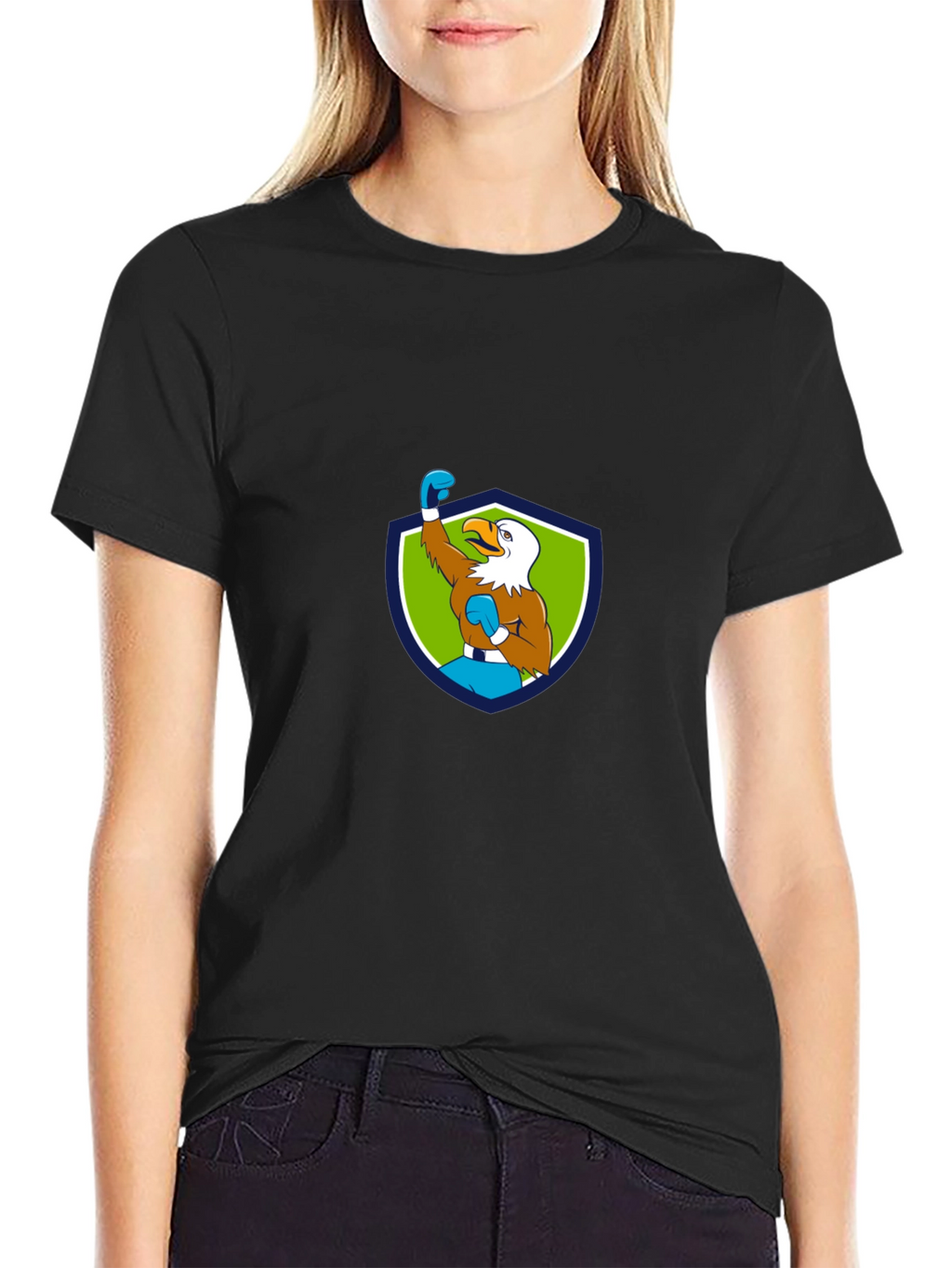 Eagle Boxer Graphic T-Shirt