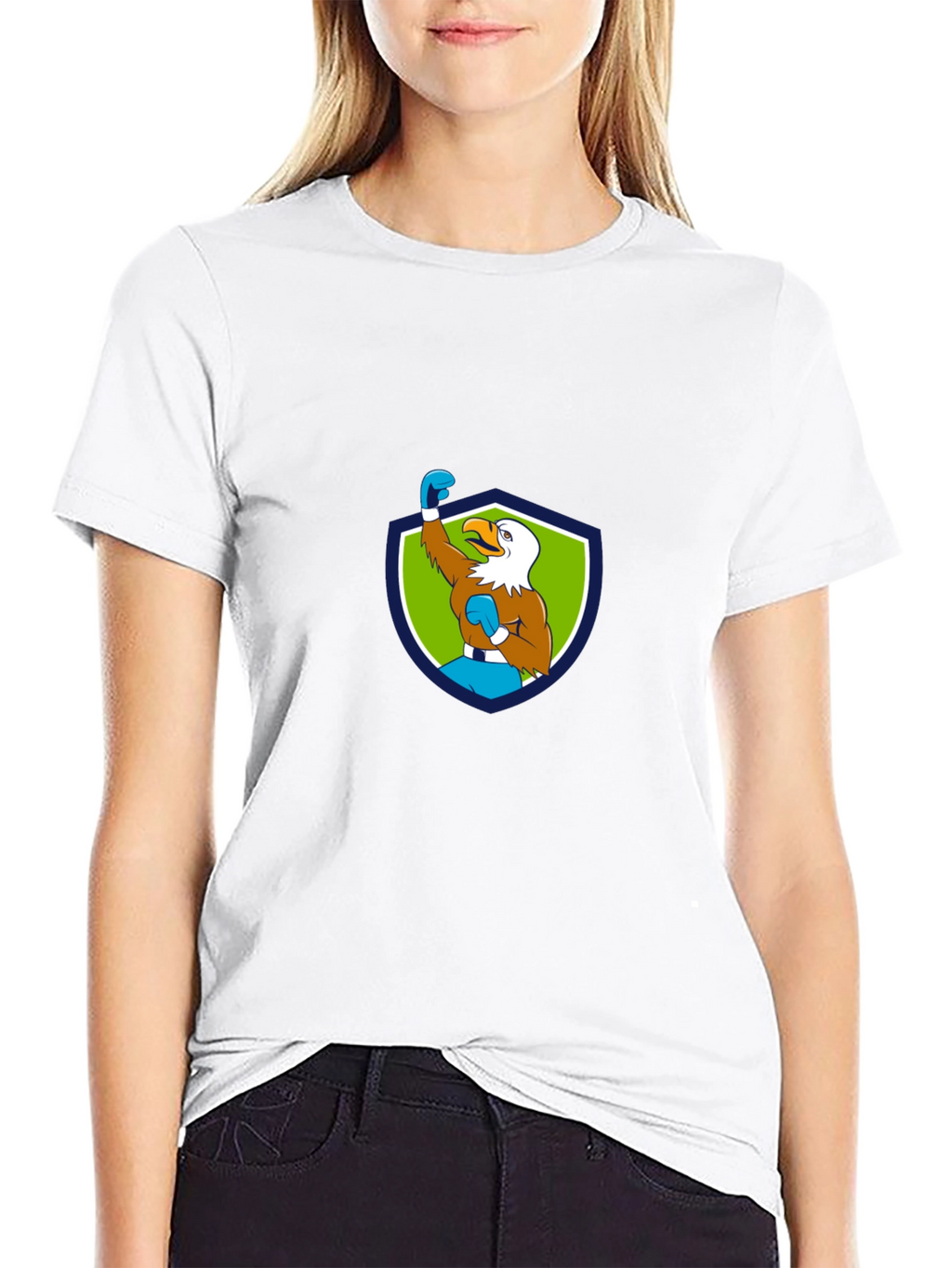 Eagle Boxer Graphic T-Shirt