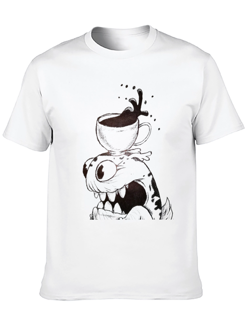 Coffee Monster Black Graphic Tee