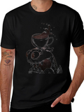 Coffee Monster Black Graphic Tee