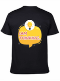 I am Thinking Black T-Shirt - Creative Idea Tee