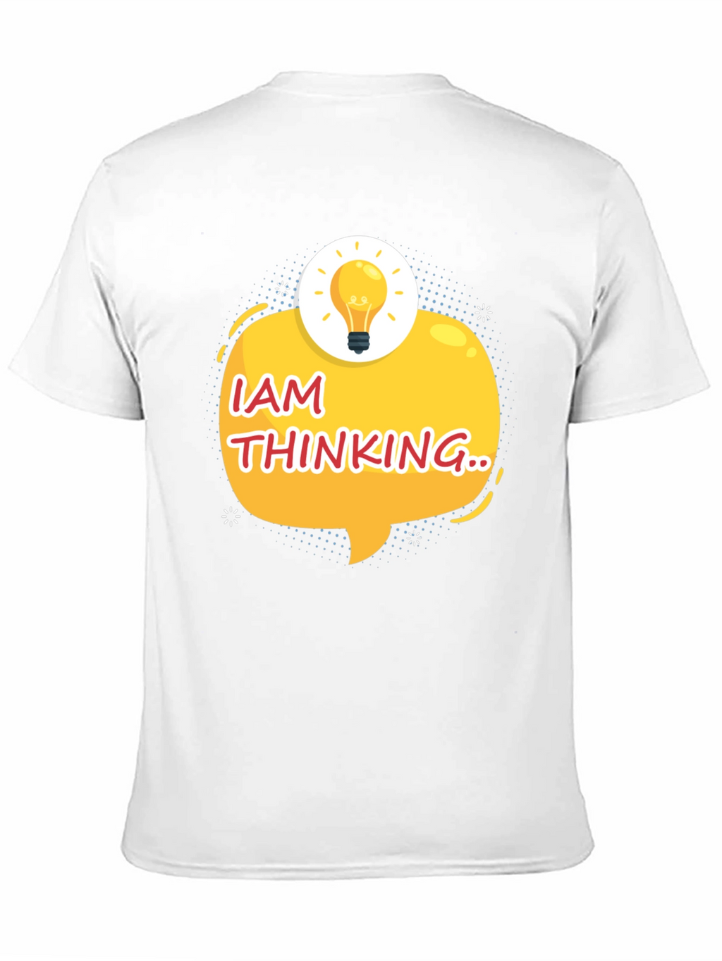 I am Thinking Black T-Shirt - Creative Idea Tee