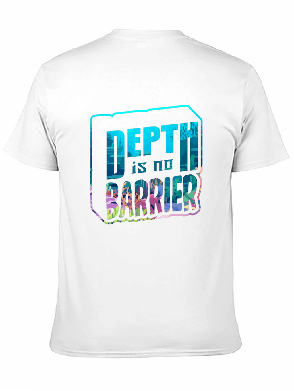 Depth Is No Barrier Black T-Shirt