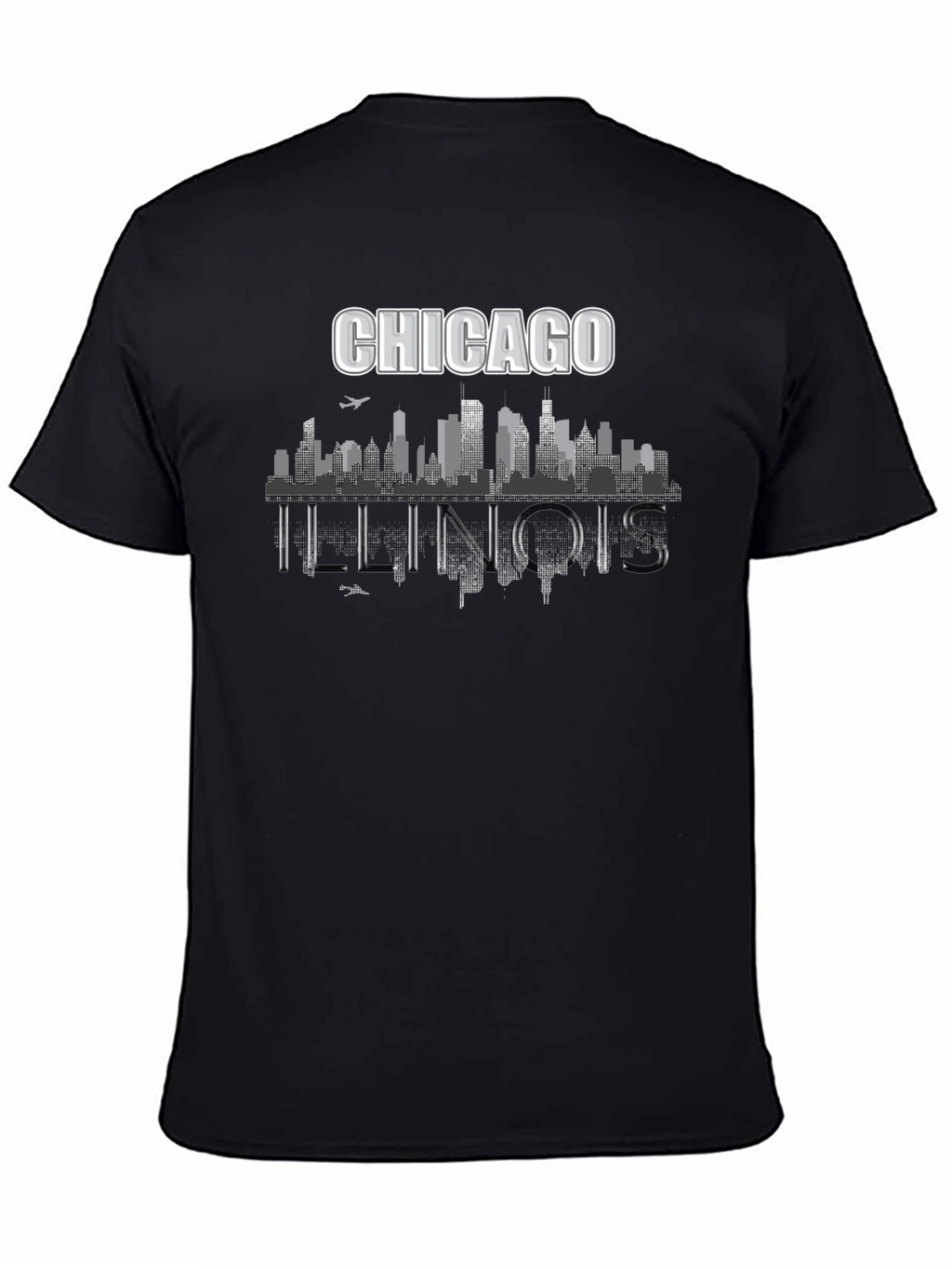 Chicago Illinois Skyline Graphic T-Shirt