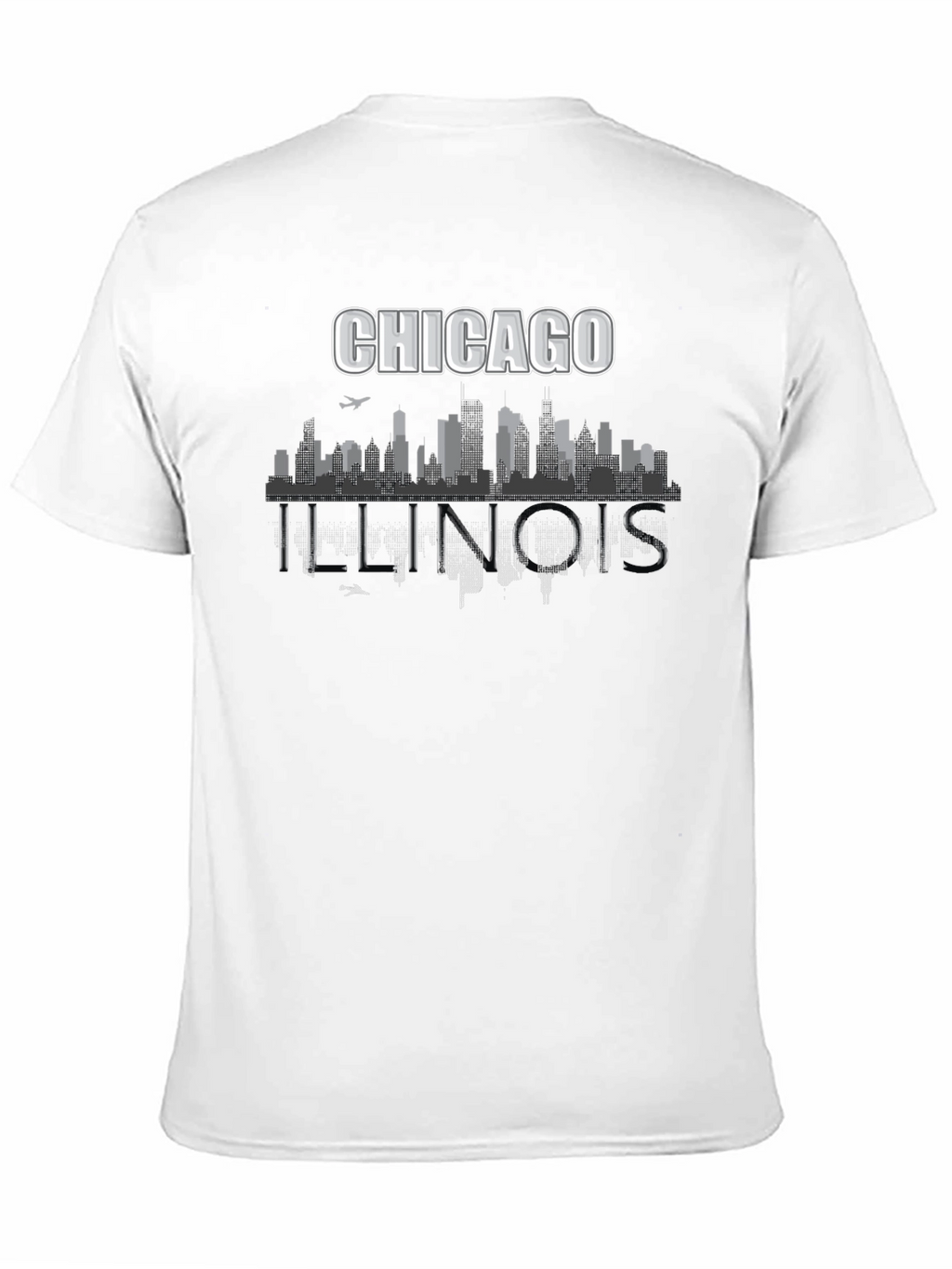 Chicago Illinois Skyline Graphic T-Shirt