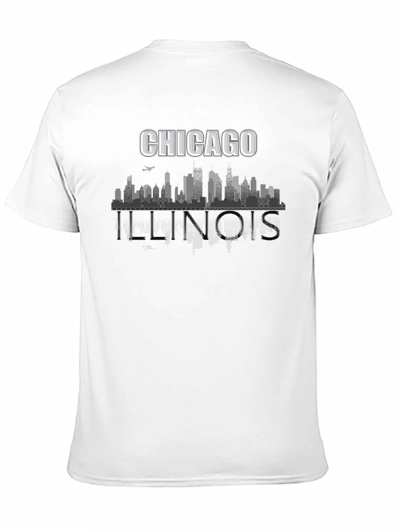 Chicago Illinois Skyline Graphic T-Shirt