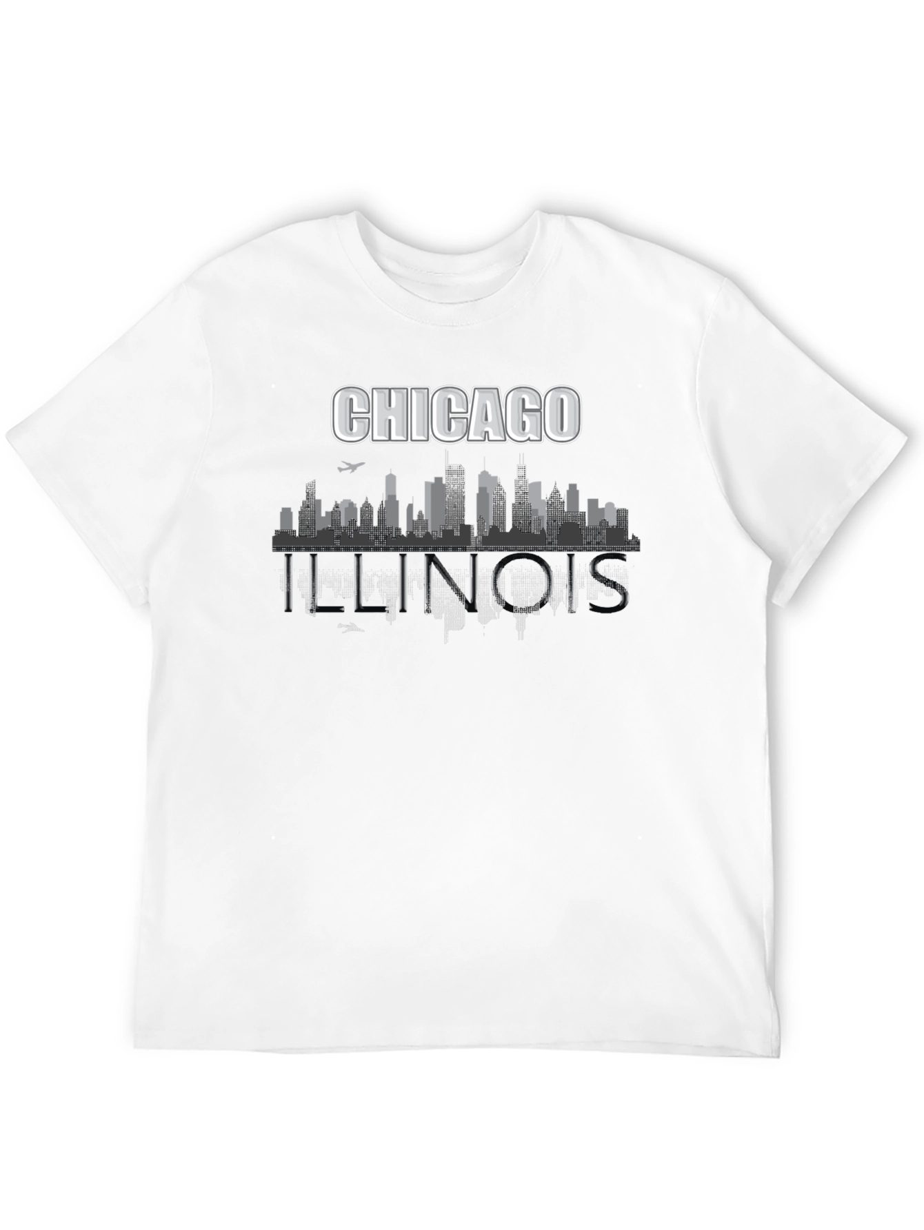 Chicago Illinois Skyline Graphic T-Shirt
