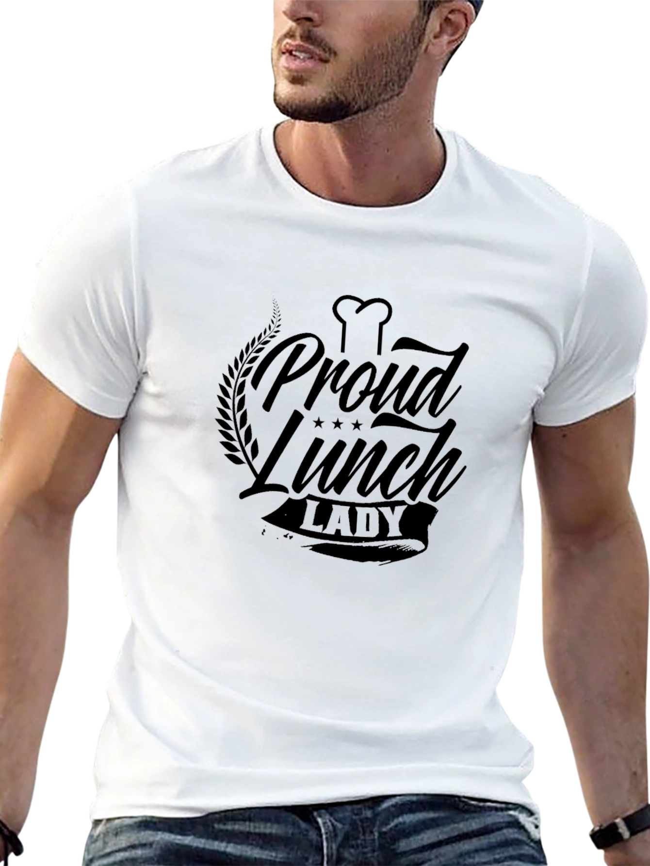 Proud Lunch Lady Black T-Shirt