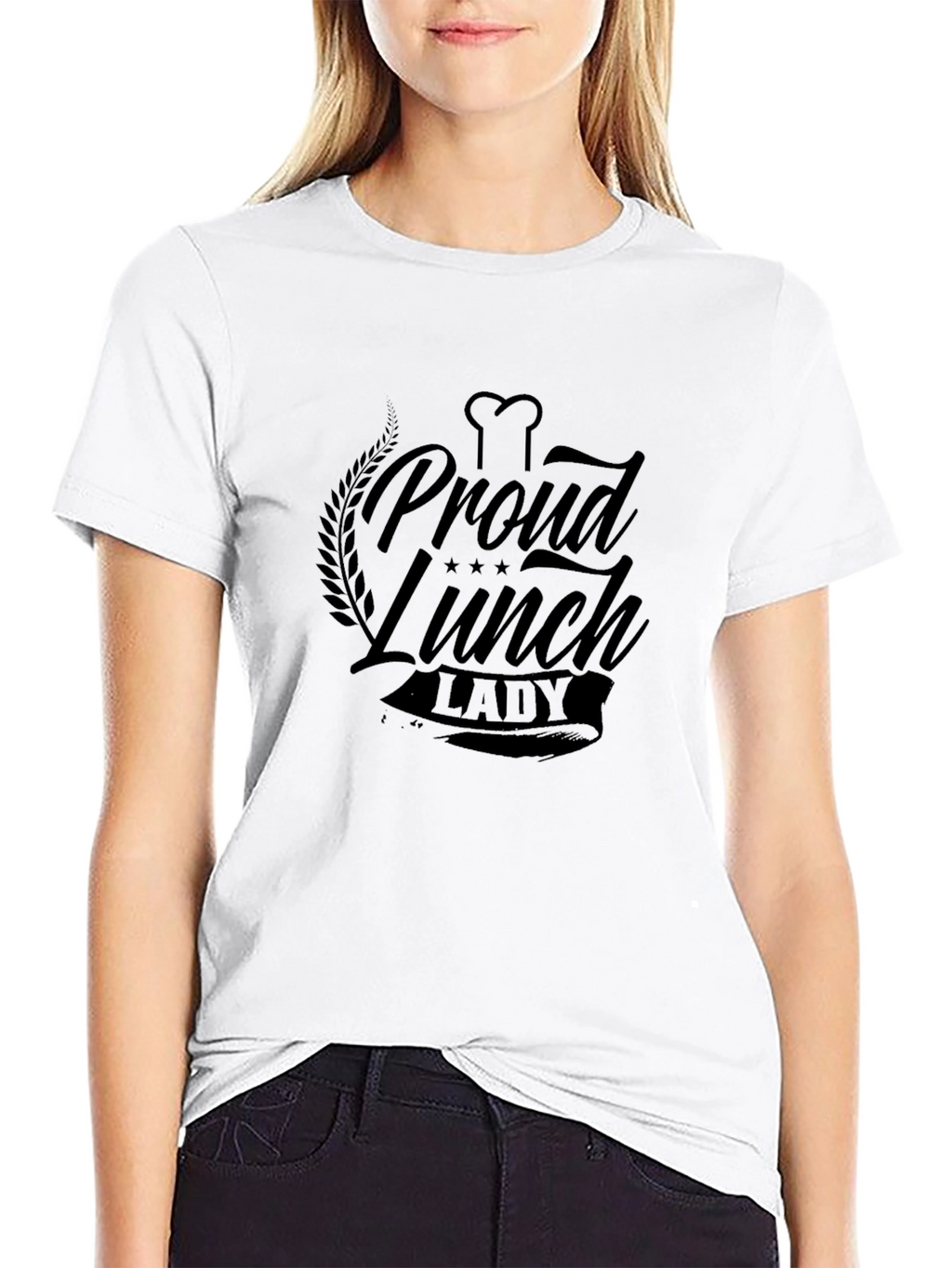 Proud Lunch Lady Black T-Shirt