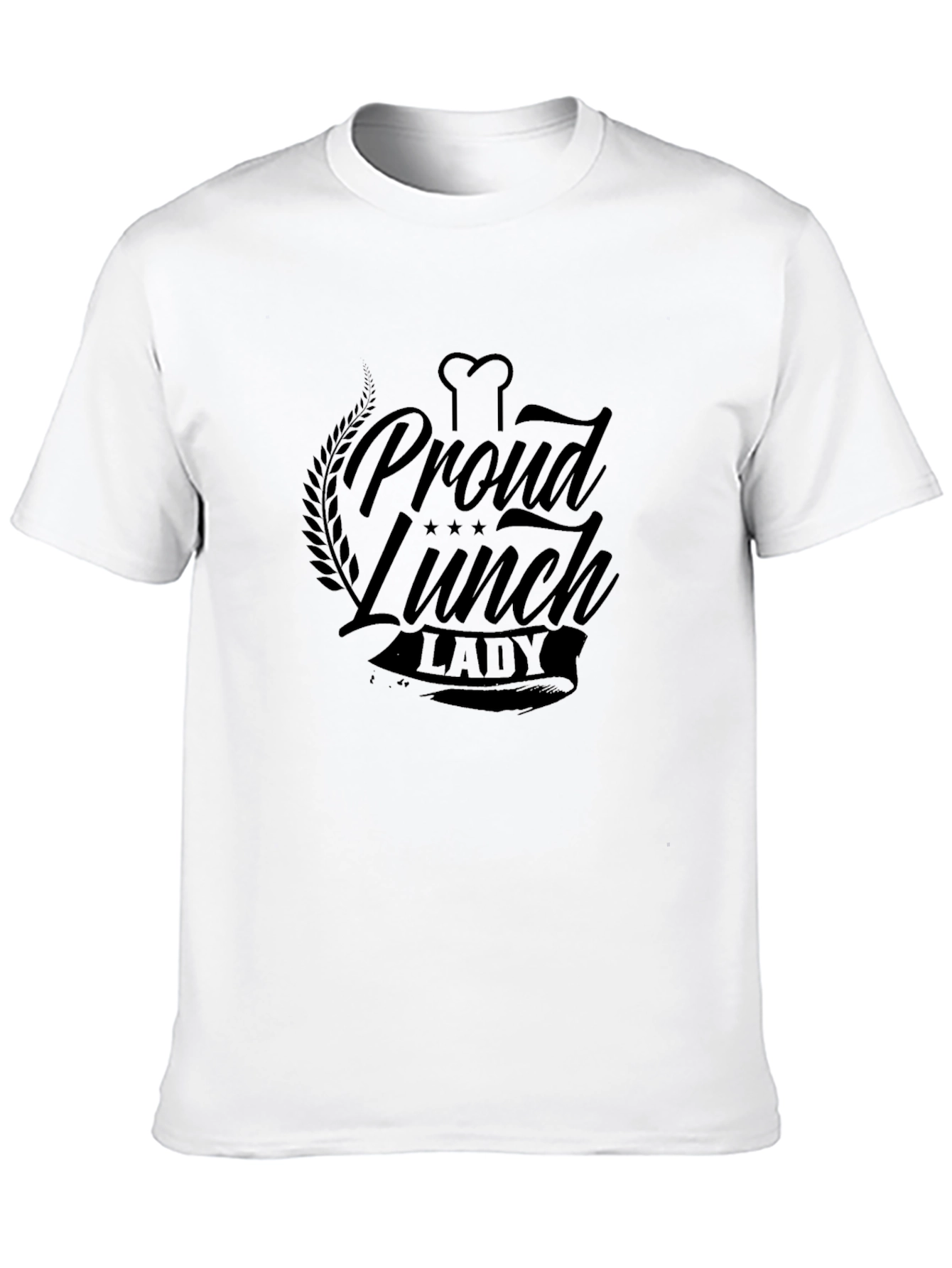 Proud Lunch Lady Black T-Shirt