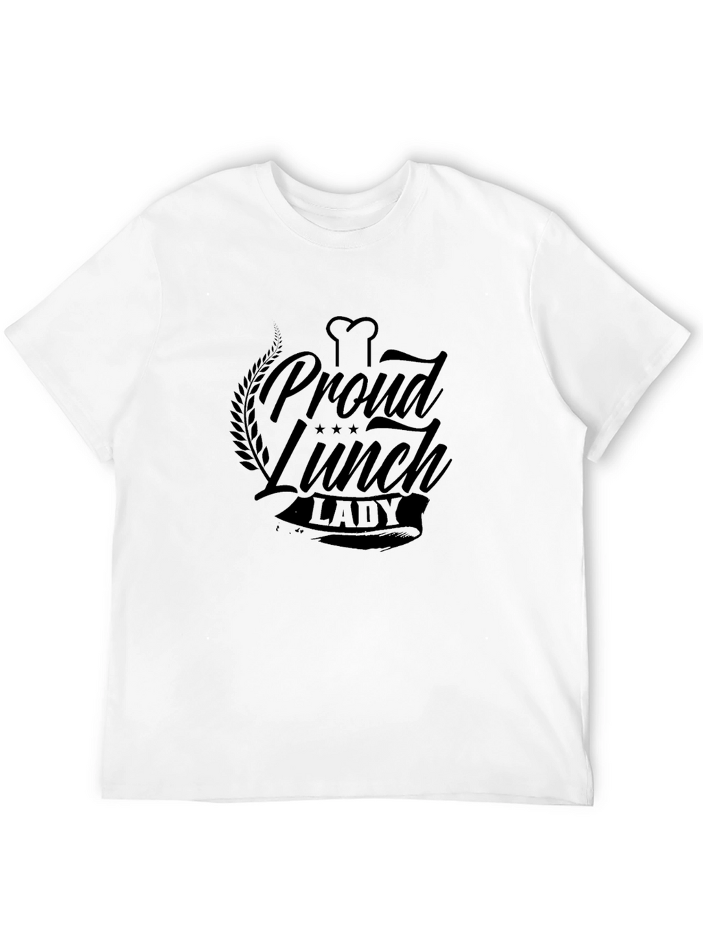 Proud Lunch Lady Black T-Shirt