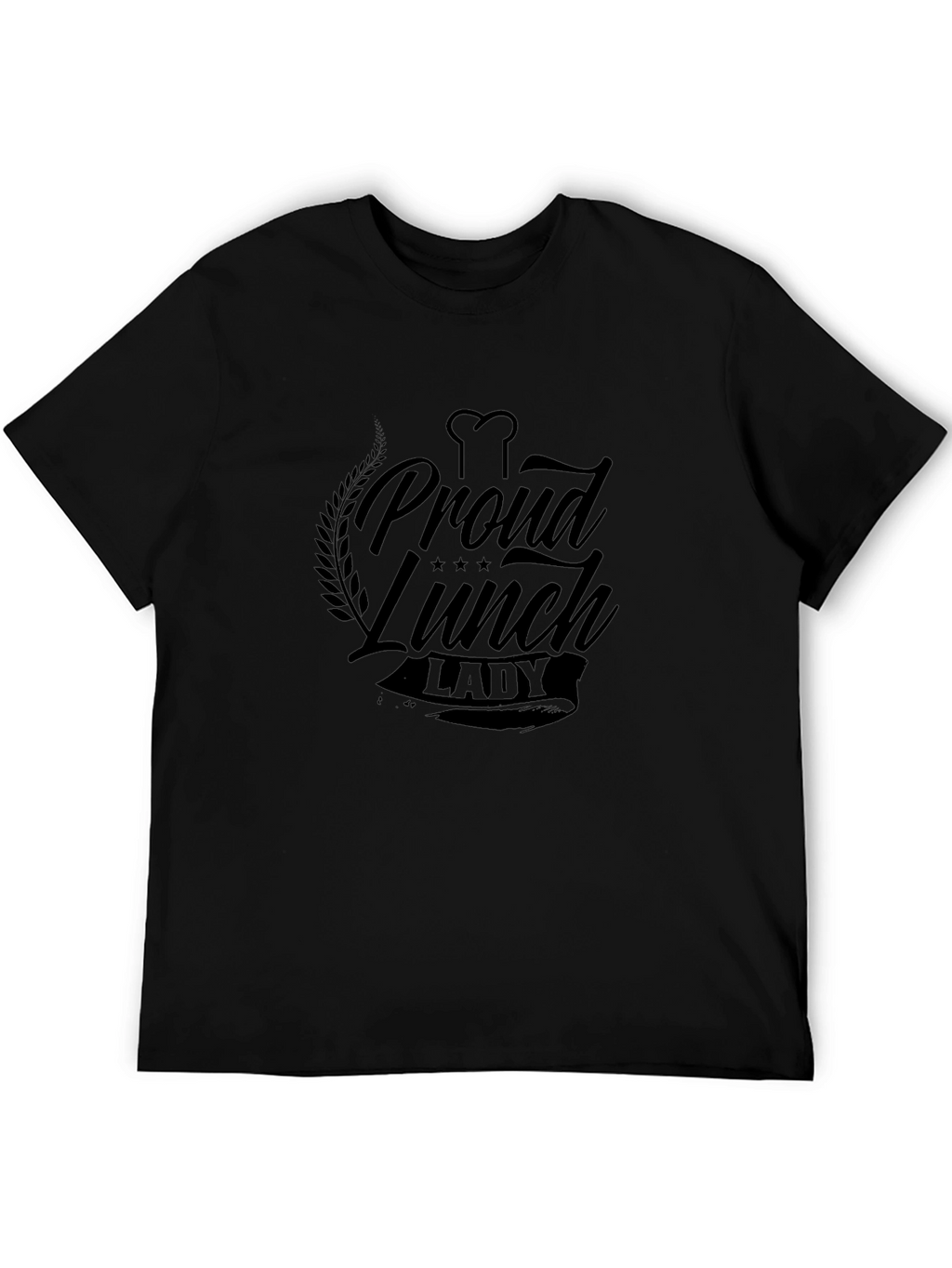 Proud Lunch Lady Black T-Shirt