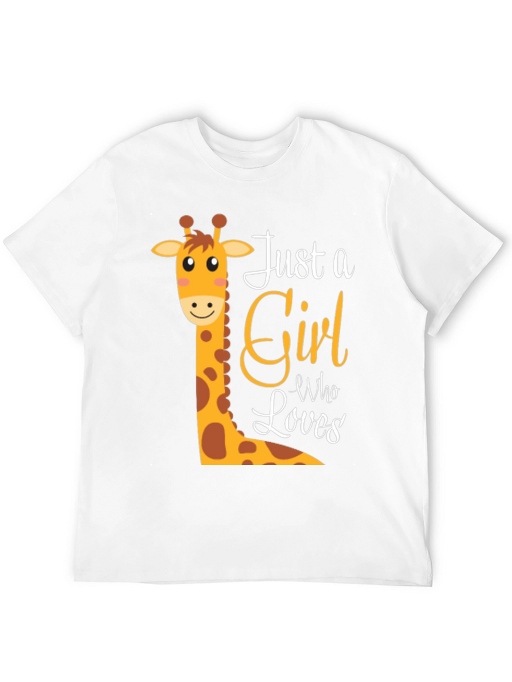 Cute Giraffe Just A Girl Who Loves T-Shirt