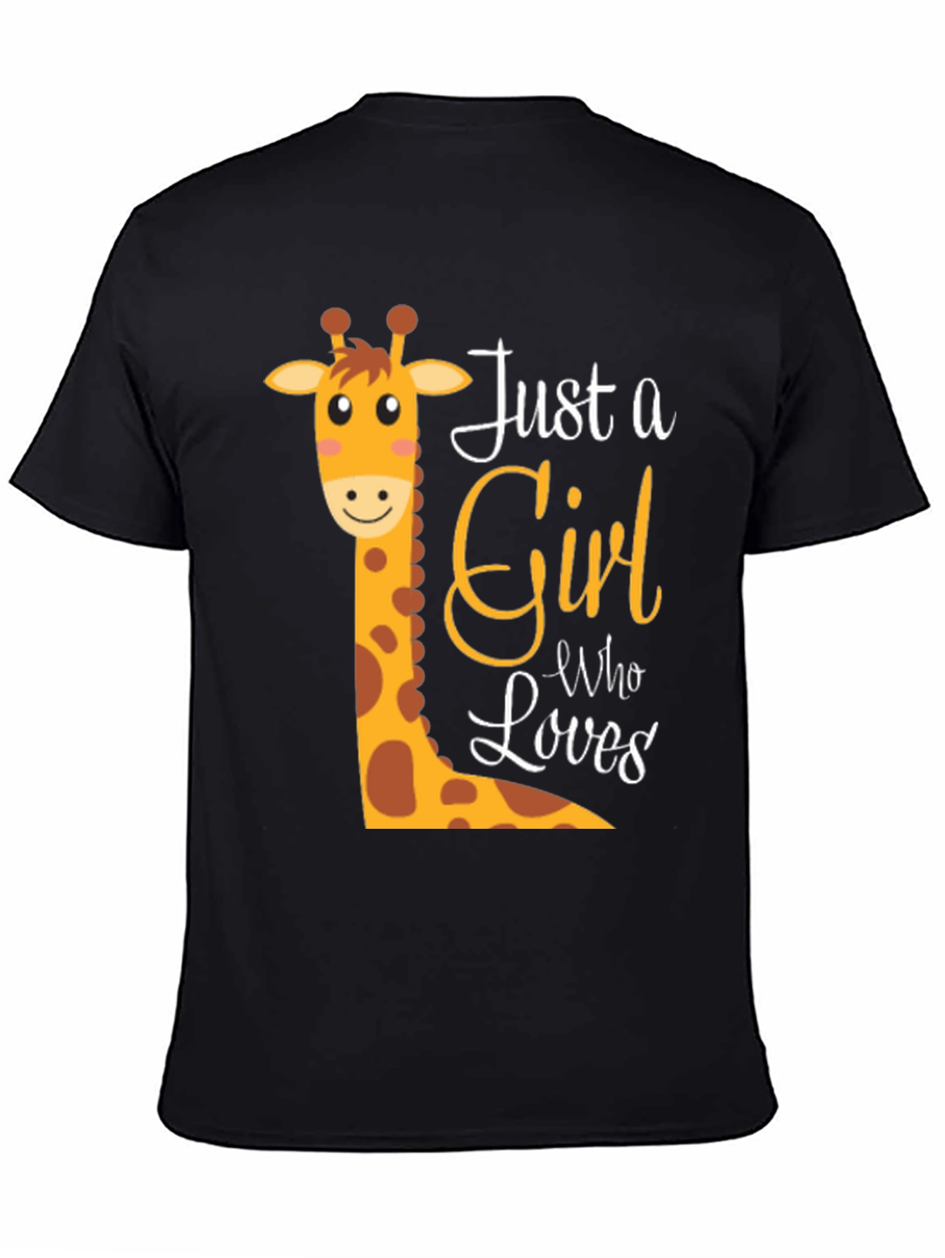 Cute Giraffe Just A Girl Who Loves T-Shirt