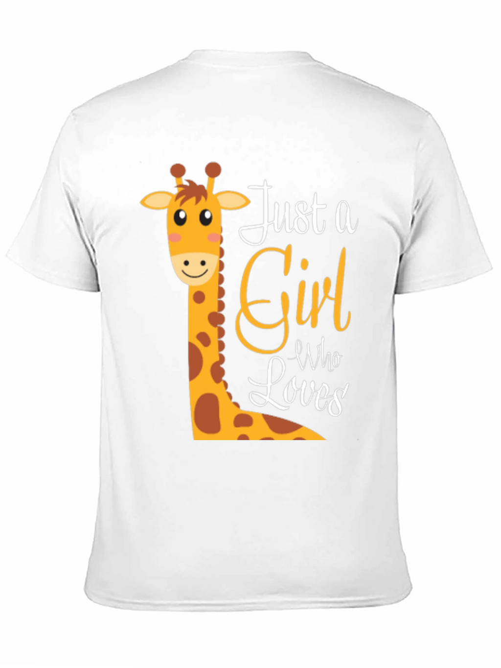 Cute Giraffe Just A Girl Who Loves T-Shirt