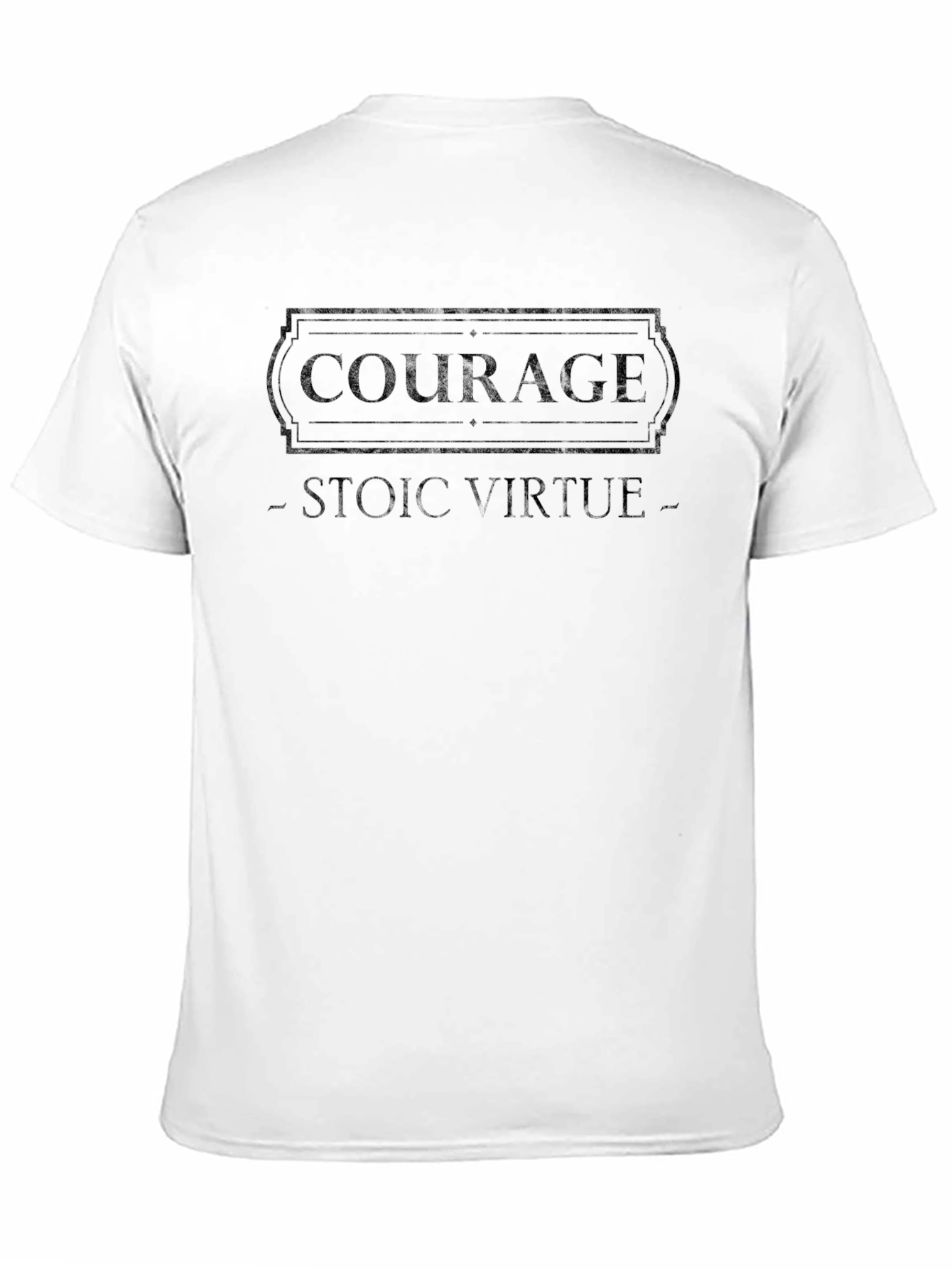 Courage Stoic Virtue Graphic Tee - Unisex T-Shirt