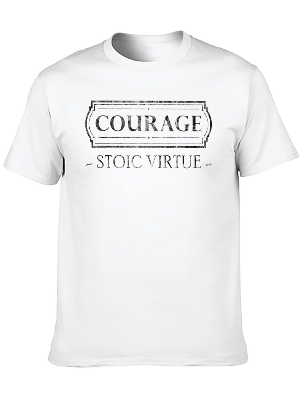 Courage Stoic Virtue Graphic Tee - Unisex T-Shirt