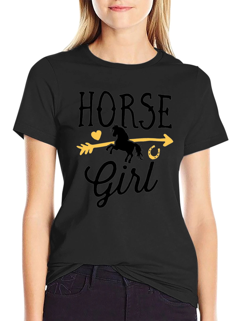Horse Girl Arrow T-Shirt - Equestrian Style Tee