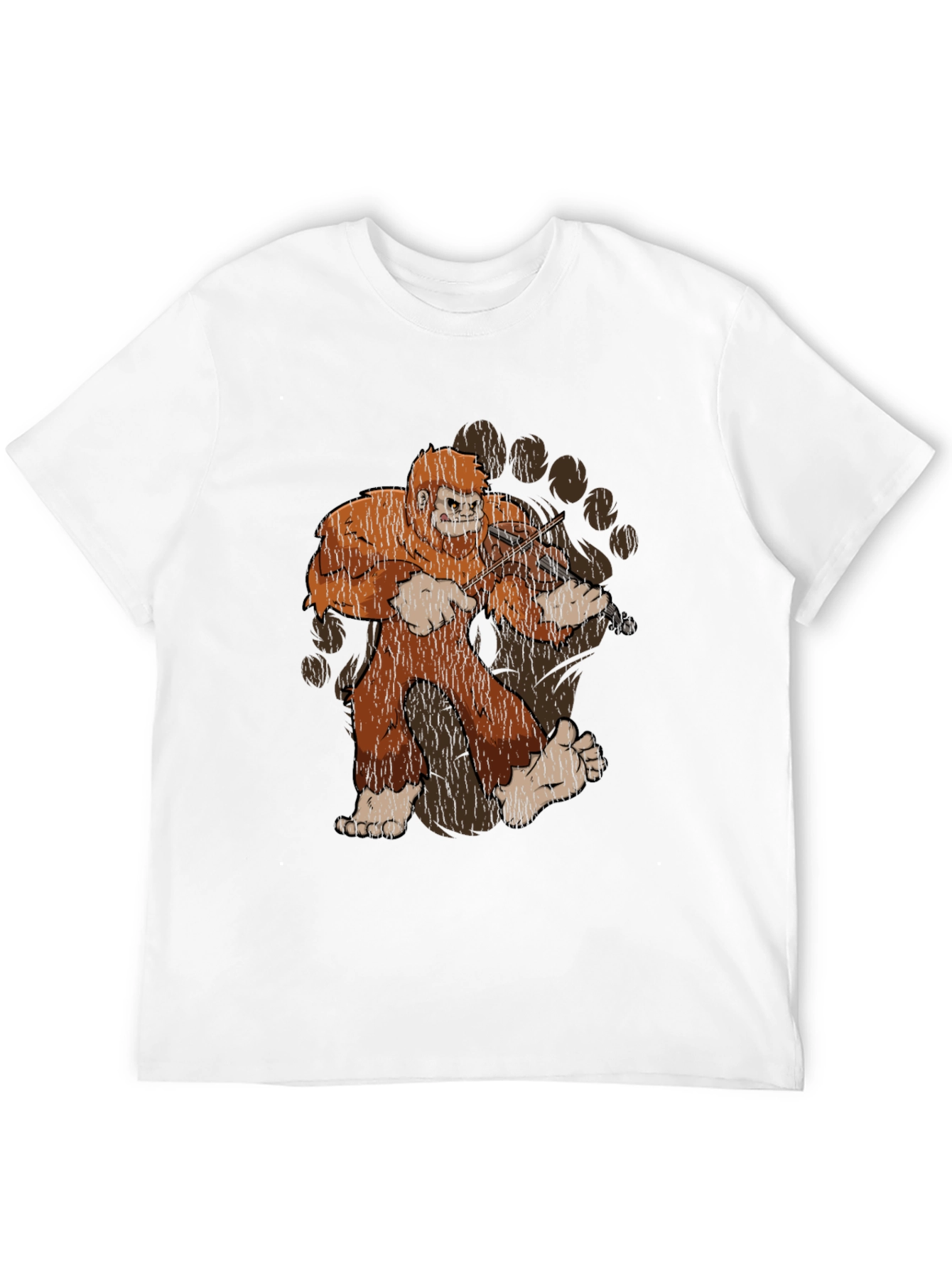 Sasquatch Violinist Graphic Tee
