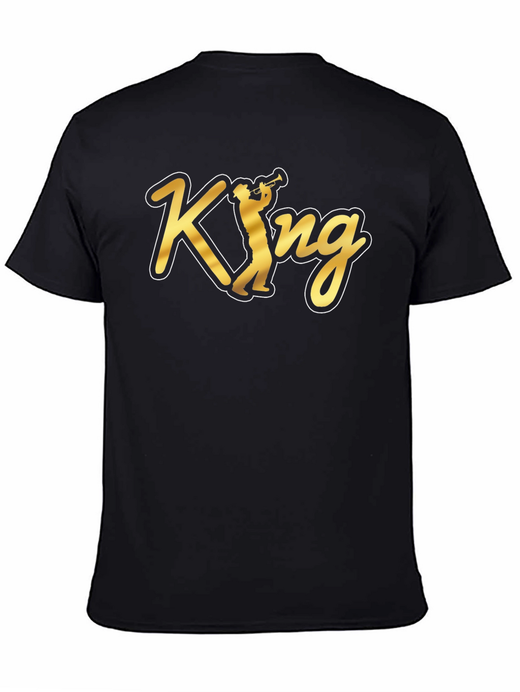 King Trumpet Black T-Shirt