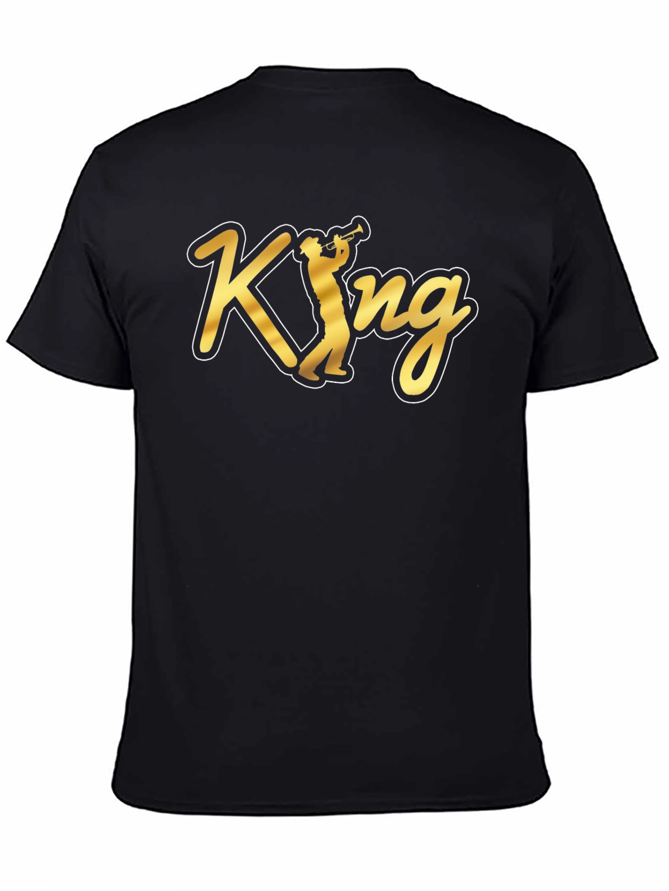 King Trumpet Black T-Shirt