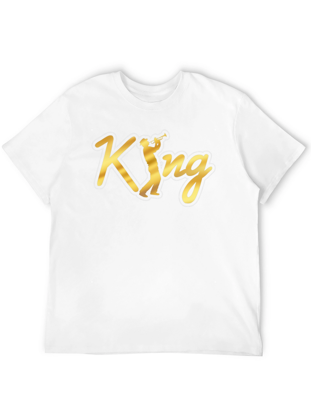 King Trumpet Black T-Shirt