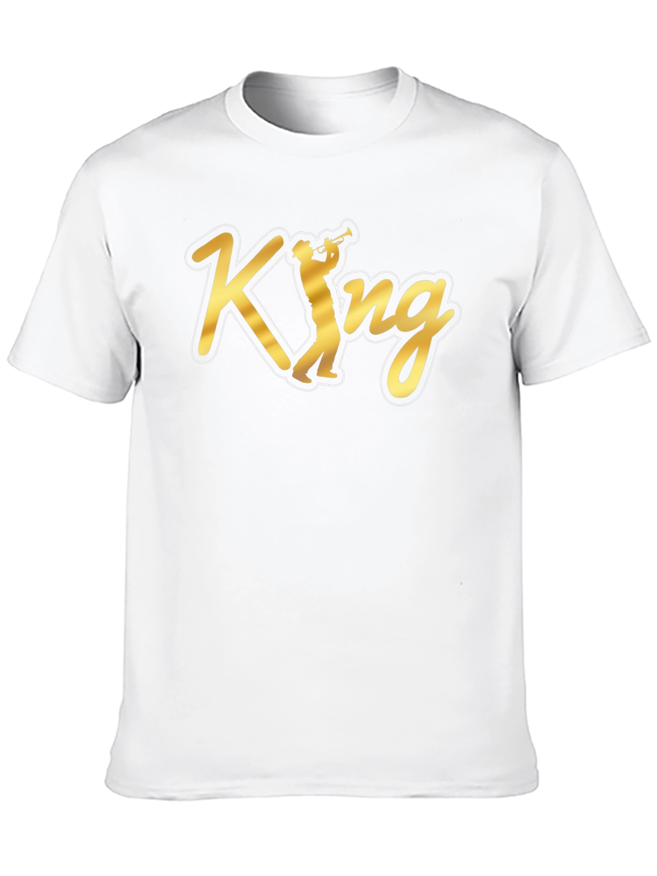 King Trumpet Black T-Shirt