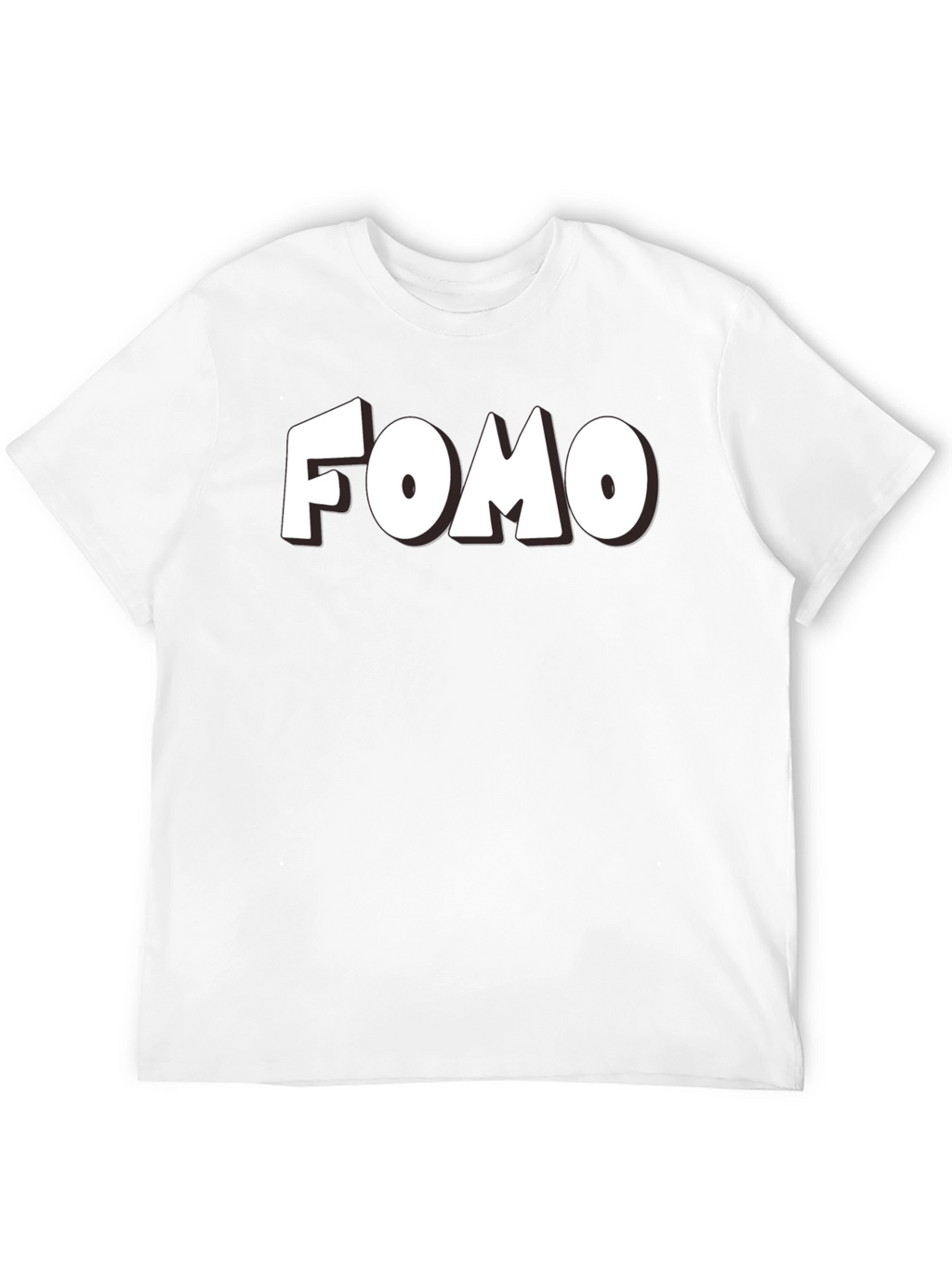 FOMO Graphic Tee - Black Short Sleeve T-Shirt