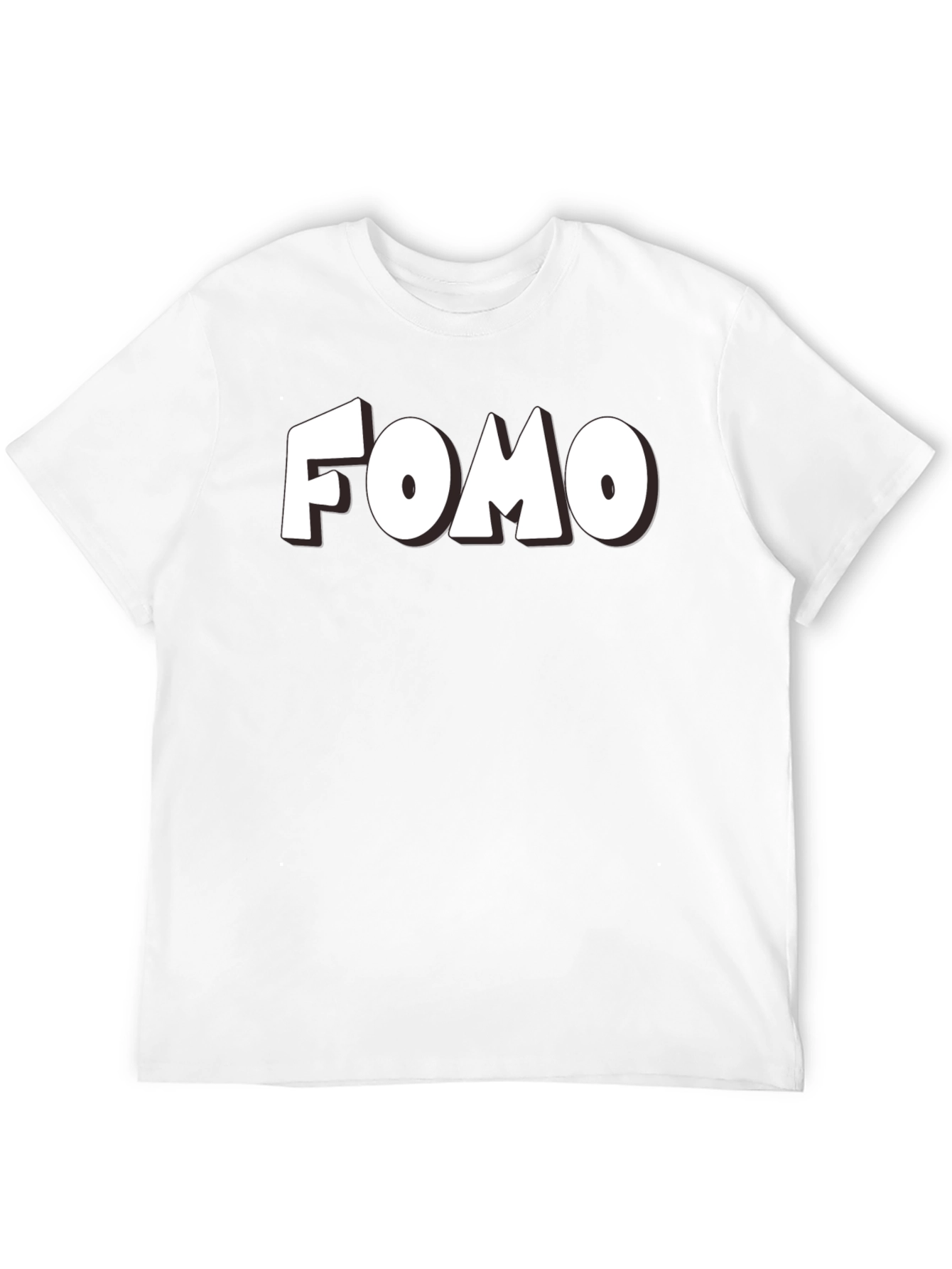 FOMO Graphic Tee - Black Short Sleeve T-Shirt