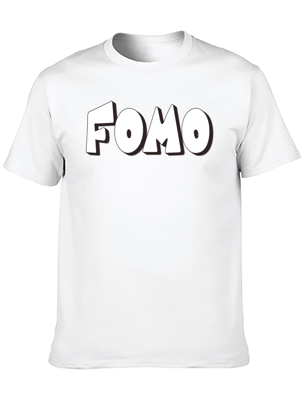 FOMO Graphic Tee - Black Short Sleeve T-Shirt