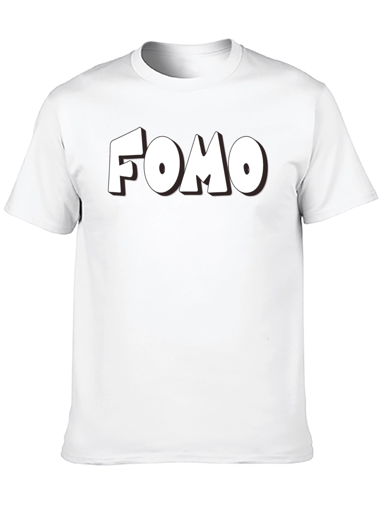 FOMO Graphic Tee - Black Short Sleeve T-Shirt