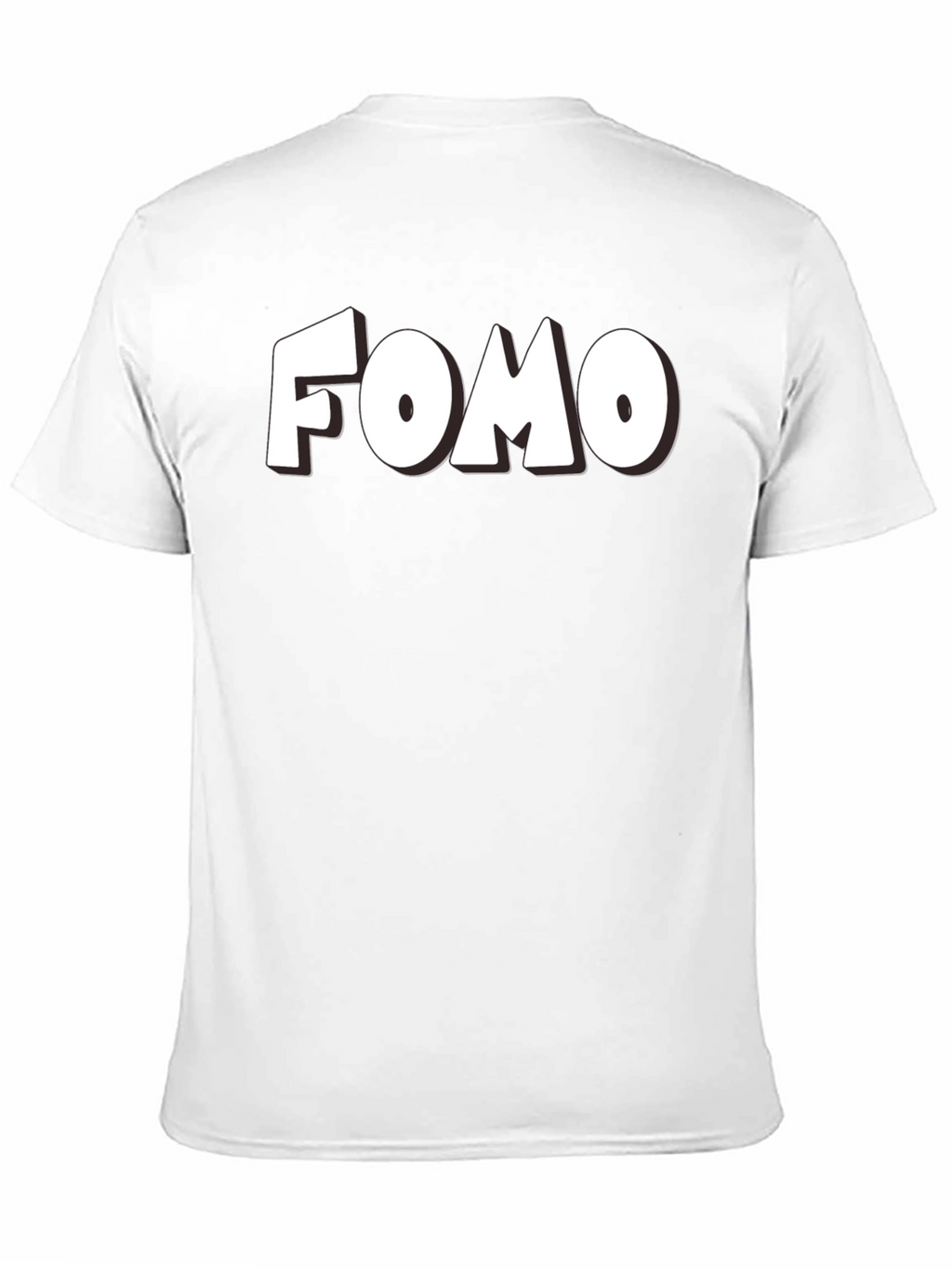 FOMO Graphic Tee - Black Short Sleeve T-Shirt