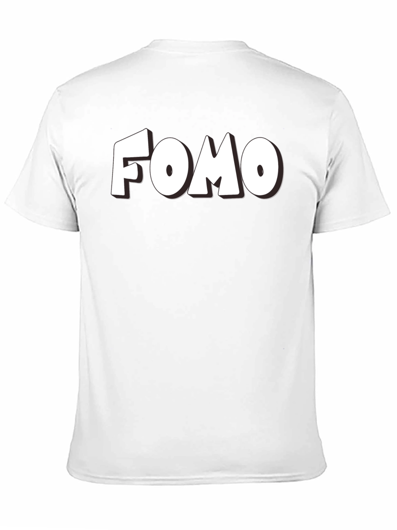 FOMO Graphic Tee - Black Short Sleeve T-Shirt