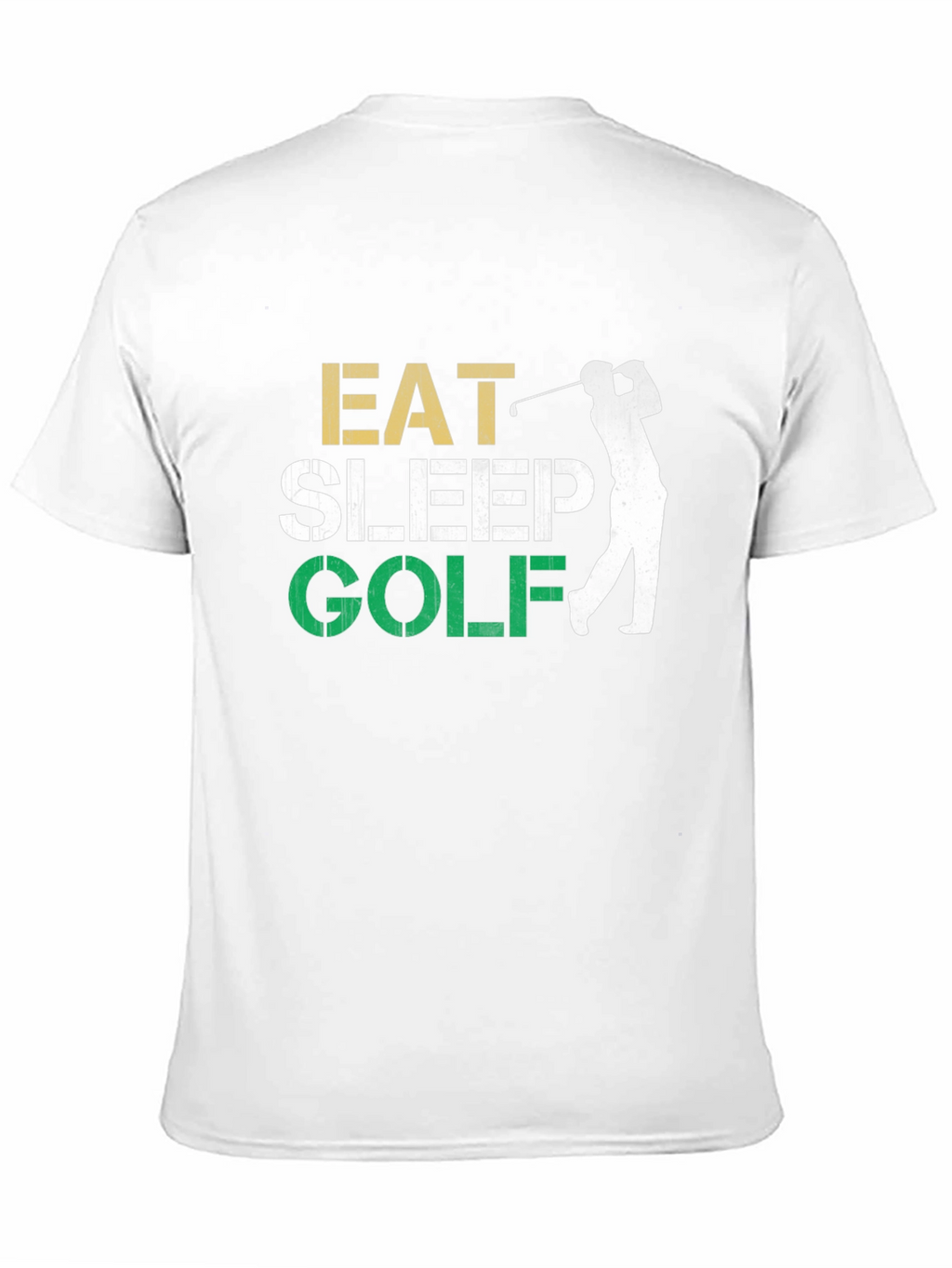 Eat Sleep Golf Black Graphic Tee