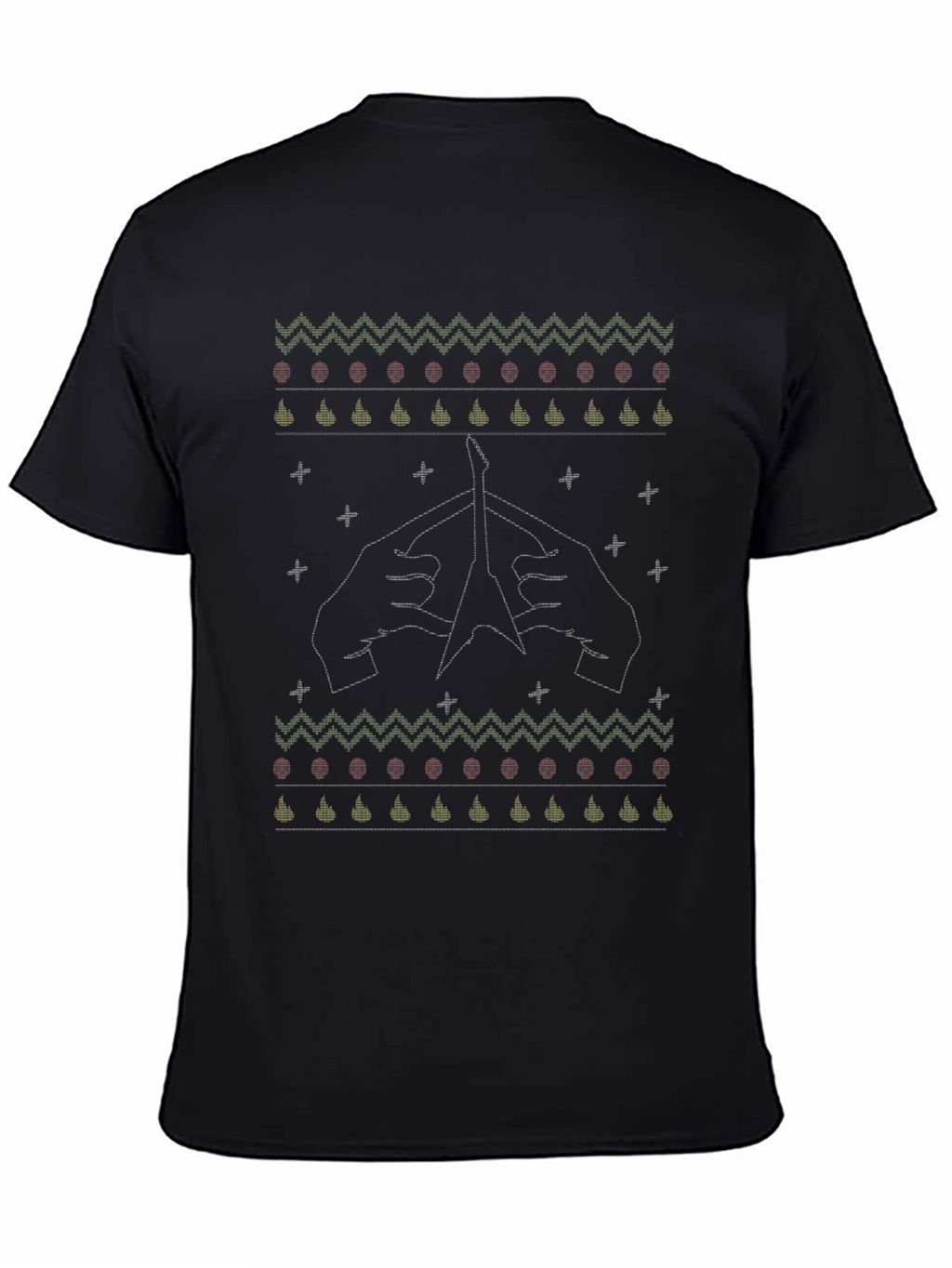 Black Ugly Christmas Sweater T-shirt
