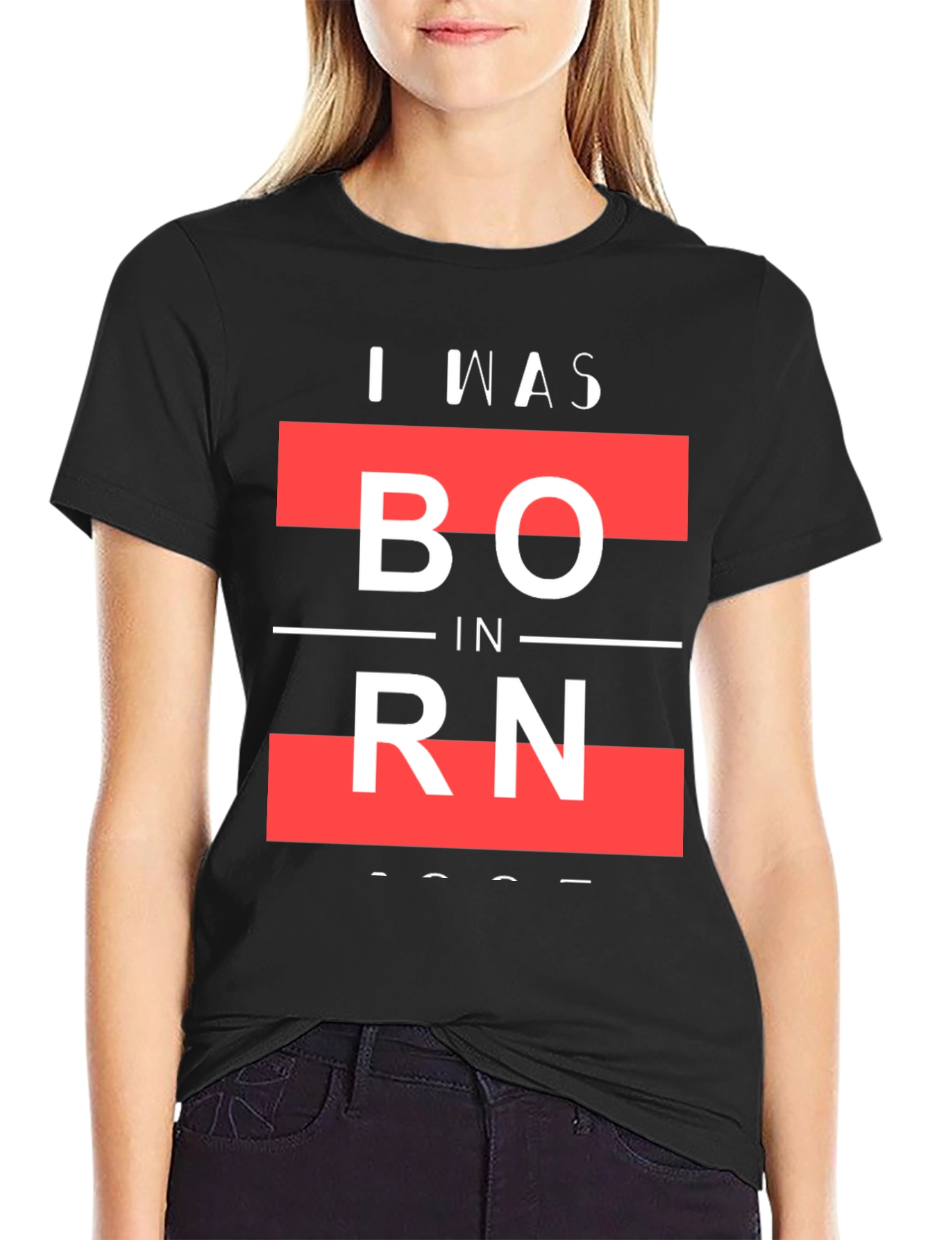 I Was Born Graphic T-Shirt