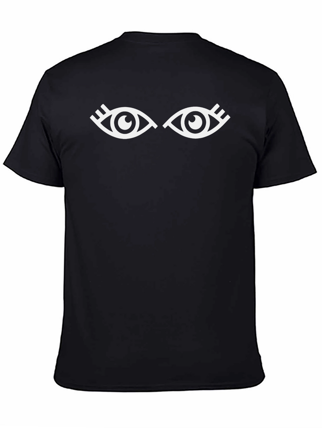 Eye Graphic Tee - Stylish Black Cotton T-Shirt