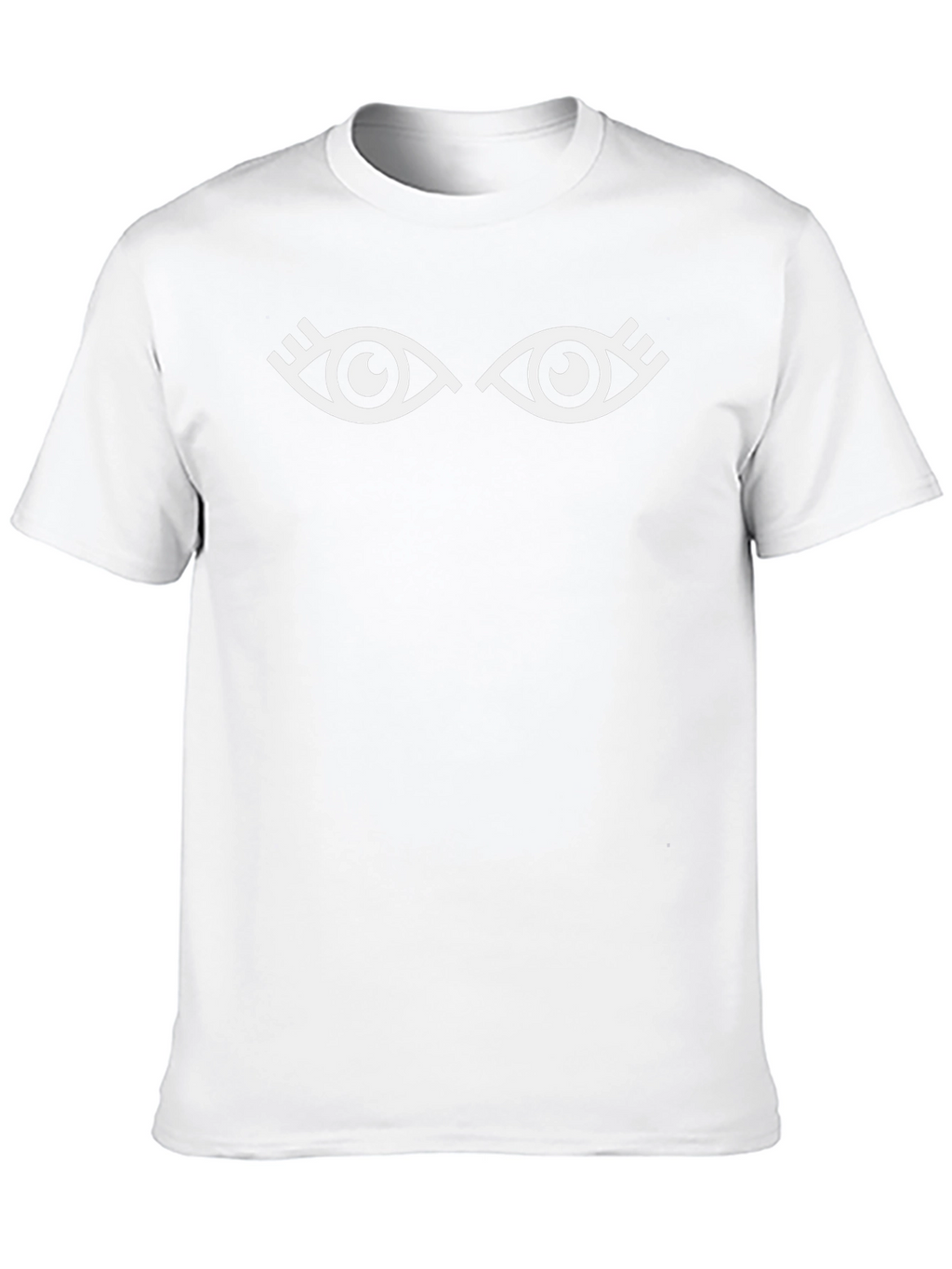 Eye Graphic Tee - Stylish Black Cotton T-Shirt