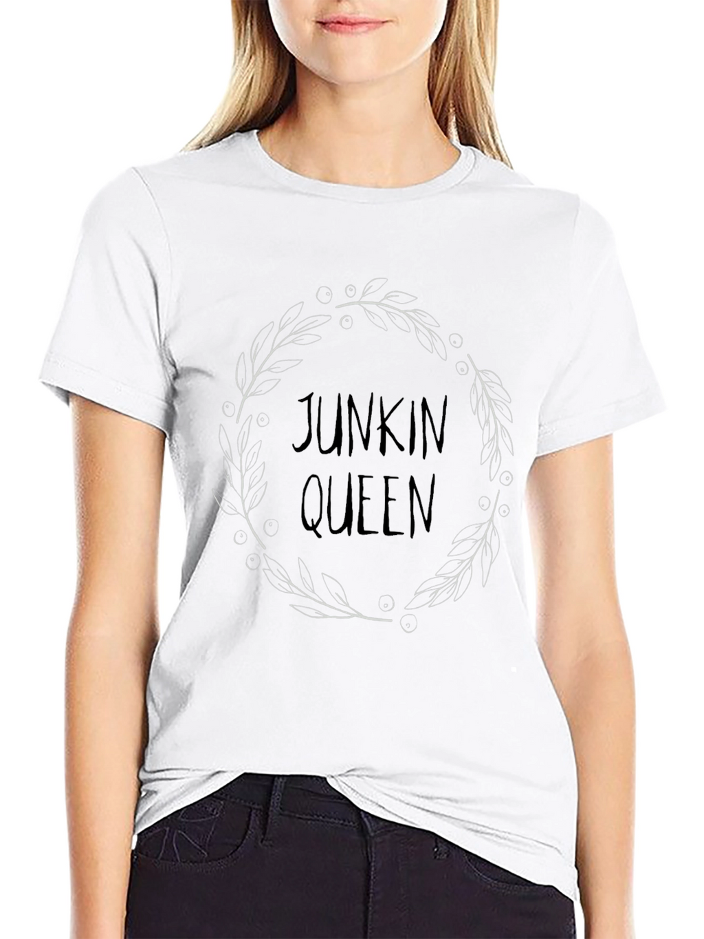 Junkin Queen Graphic T-Shirt - Black