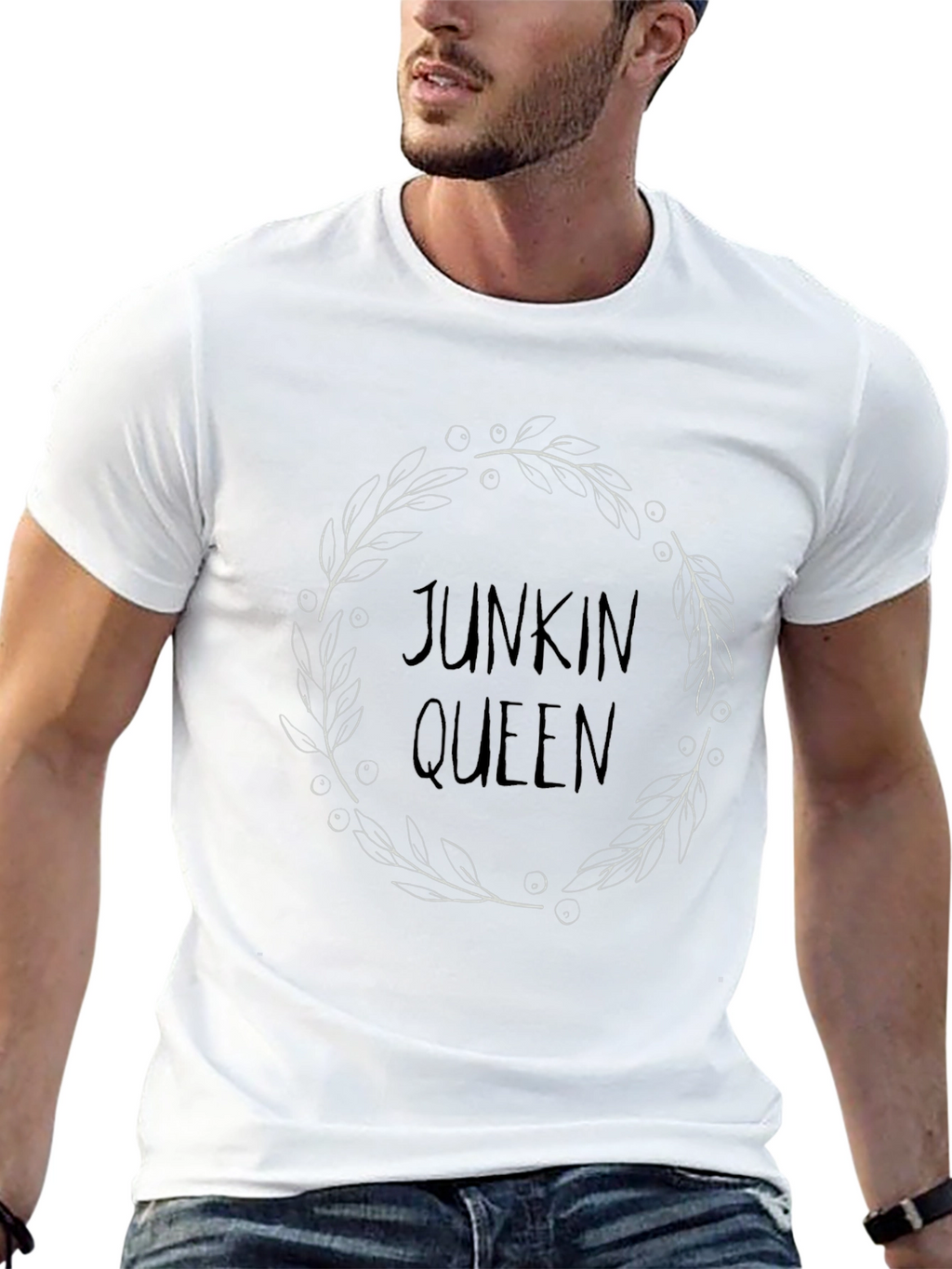 Junkin Queen Graphic T-Shirt - Black