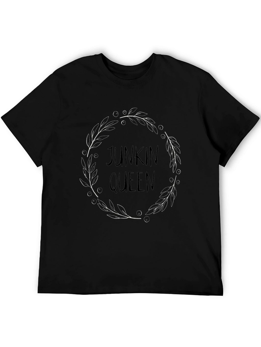 Junkin Queen Graphic T-Shirt - Black