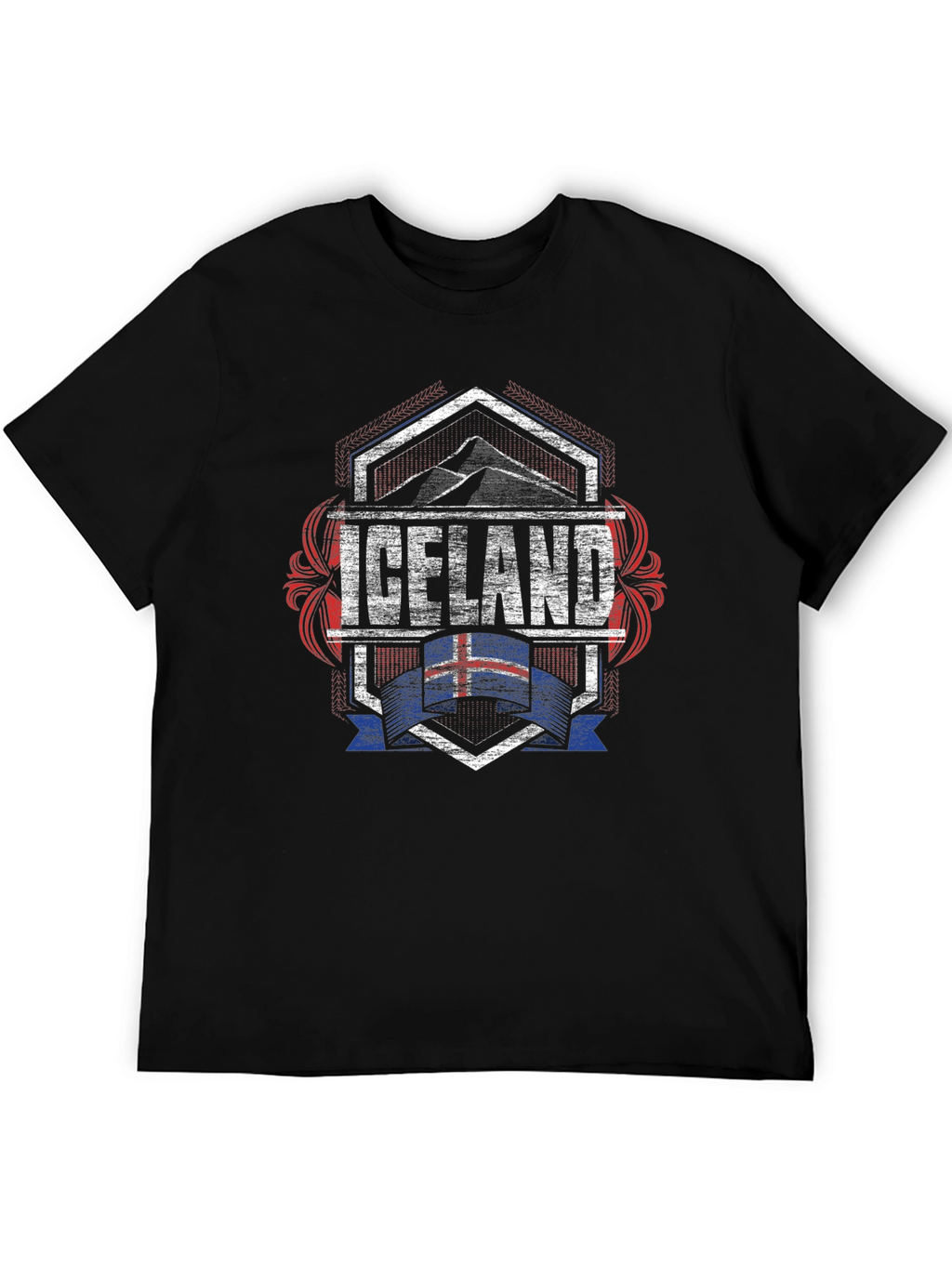 Iceland Flag Graphic Tee