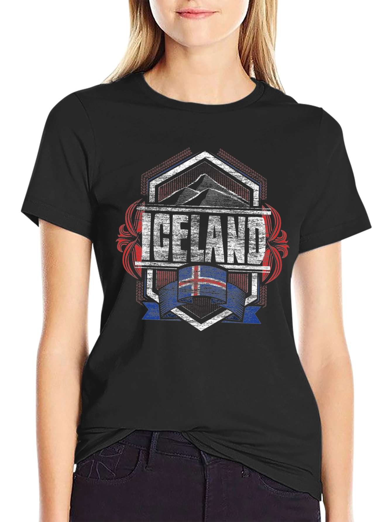 Iceland Flag Graphic Tee