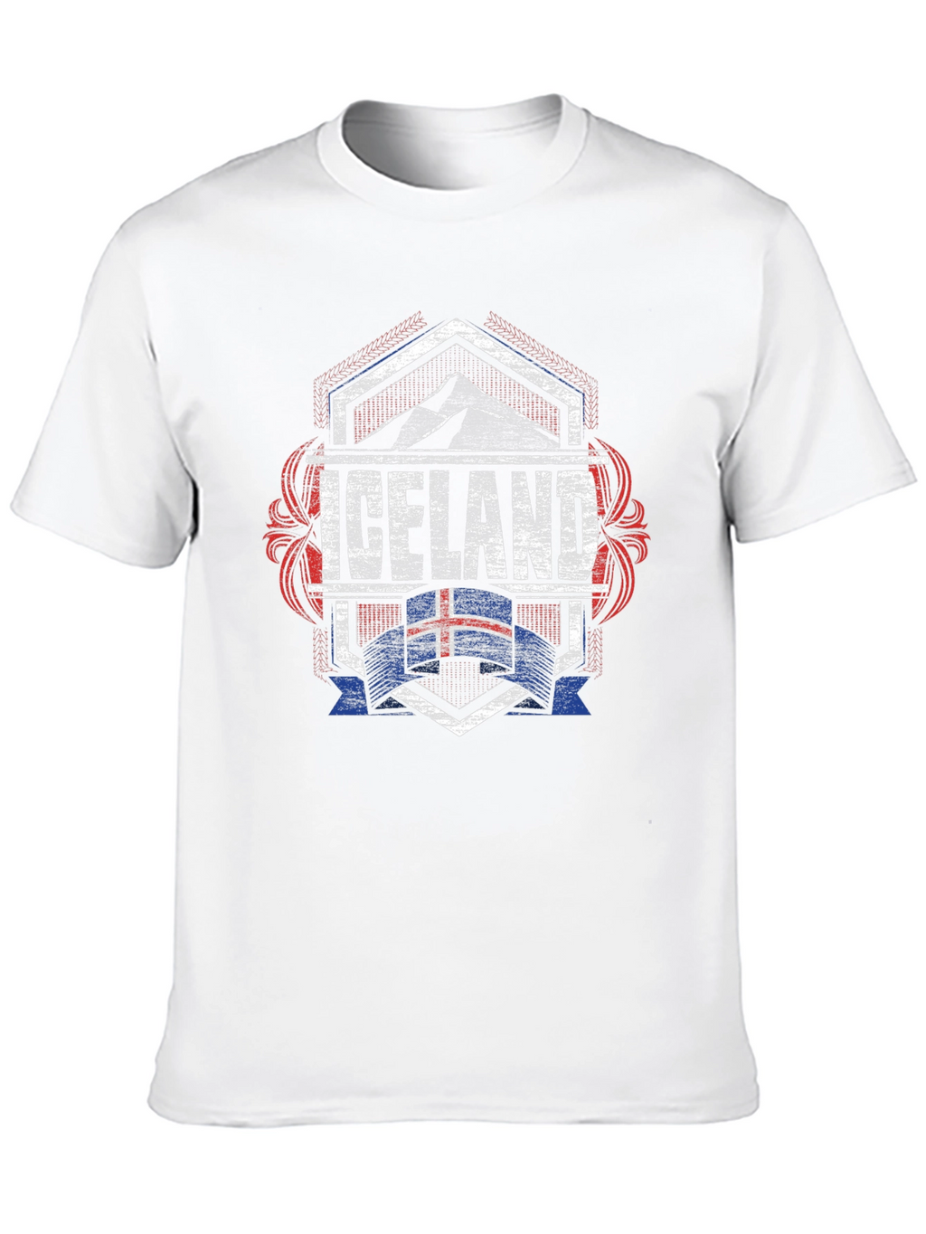 Iceland Flag Graphic Tee
