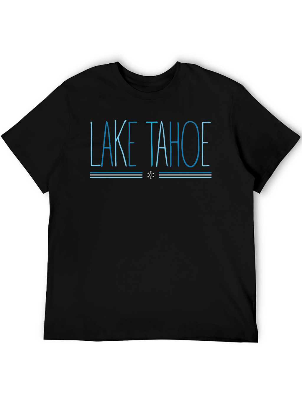 Lake Tahoe Graphic Tee - Cool Blue Design