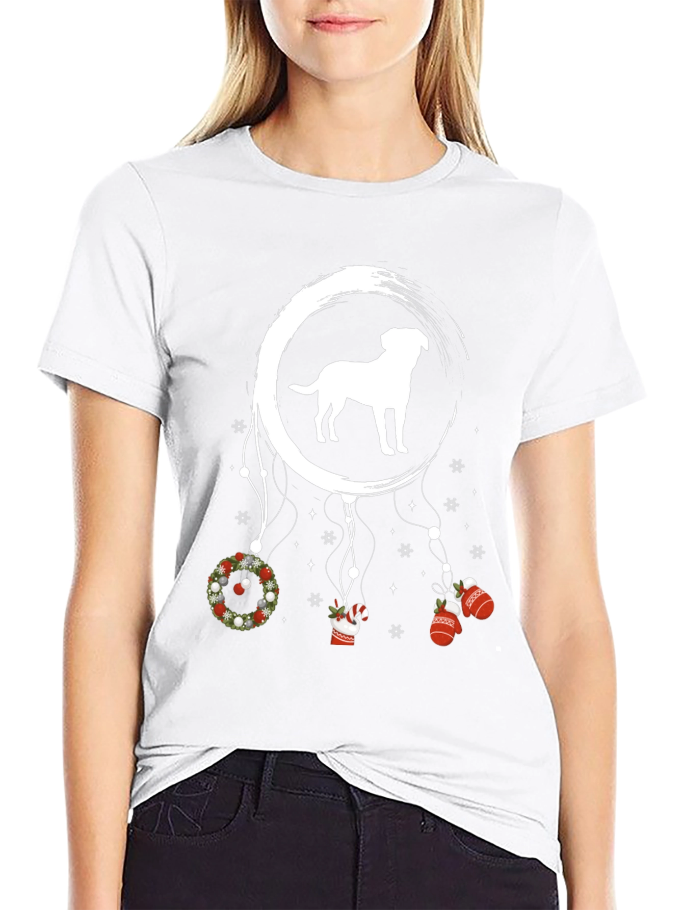 Dog Dreamcatcher Christmas Tee