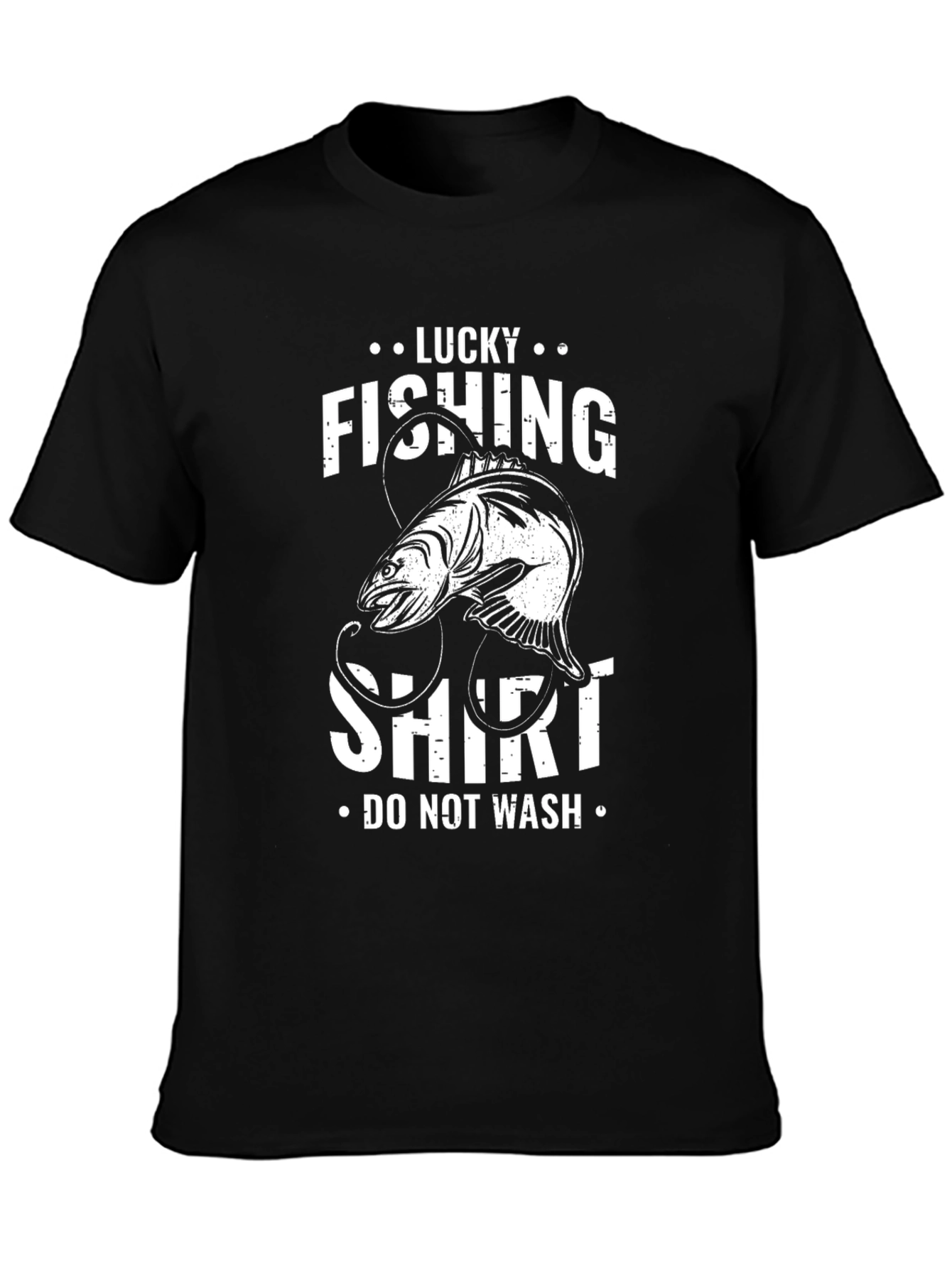 Lucky Fishing Shirt - Do Not Wash Graphic Tee